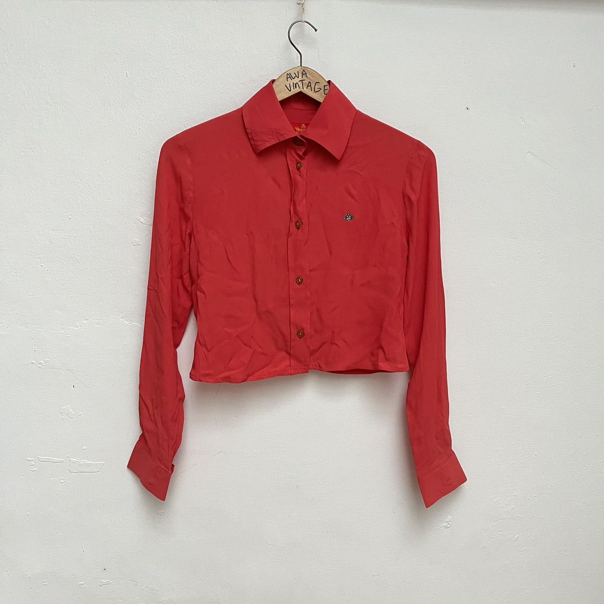 Vivienne Westwood Vivienne Westwood Milan Croped Top Button Ups Shirt Size M / US 6-8 / IT 42-44 - 1 Thumbnail