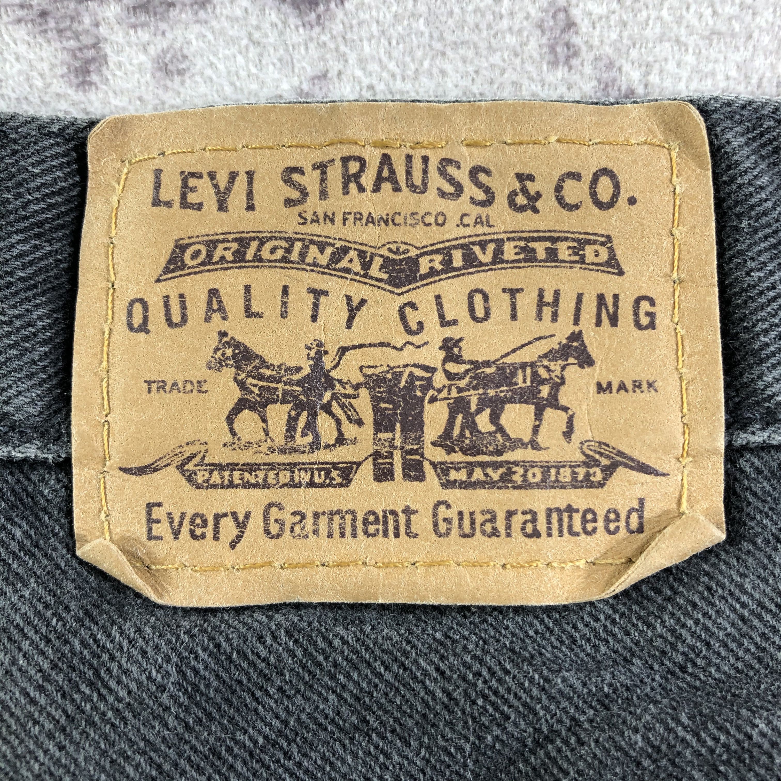 Levi's × Vintage Vintage 90s Black Levis Jeans-JM3366 Size US 37 - 5 Thumbnail