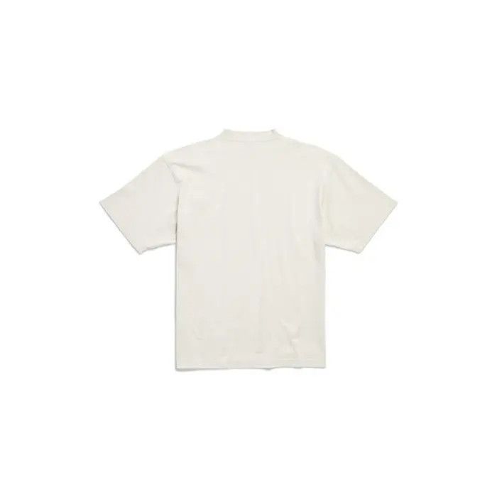 Balenciaga o1bcso1str0326 BB Classic Balenciaga T-Shirt Medium Cream Size US XXS / EU 40 - 5 Thumbnail