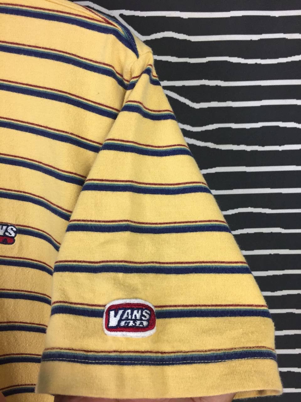 Vans Vtg Vans USA Skateboards Striped Polo Tee Size US M / EU 48-50 / 2 - 7 Thumbnail