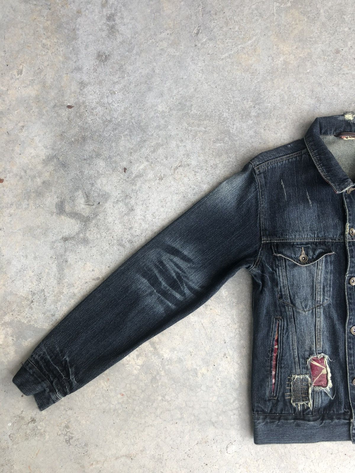 Japanese Brand Japanese Gumu Sashiko jacket Denim Jacket Patchwork Size US M / EU 48-50 / 2 - 3 Thumbnail