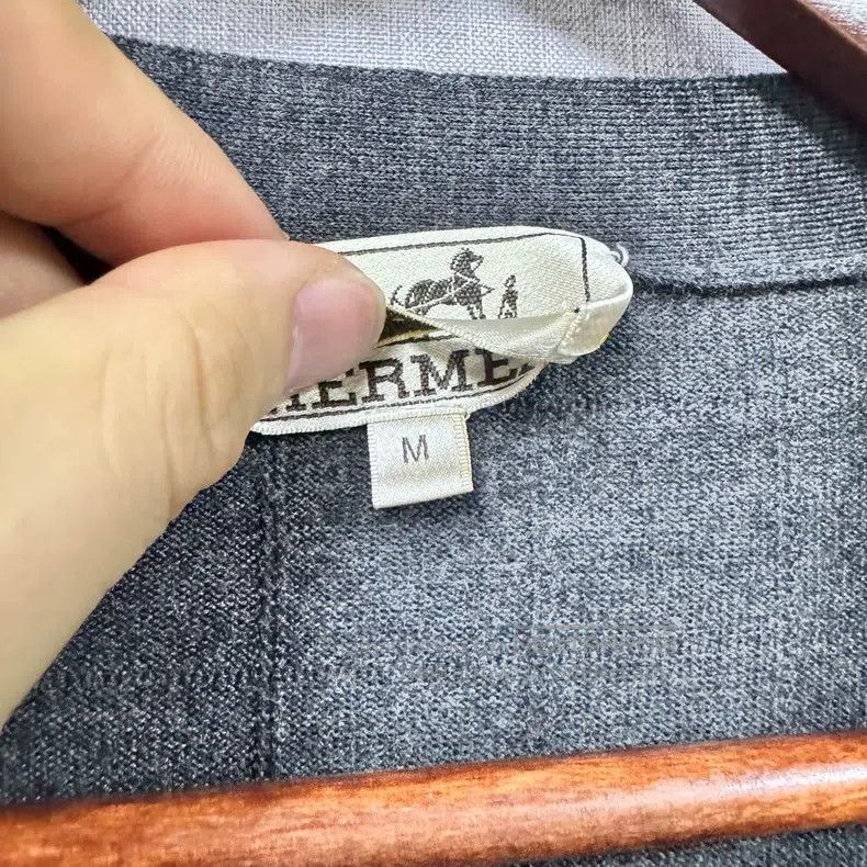 Hermes Hermes Grey Cardigan Size US M / EU 48-50 / 2 - 7 Thumbnail