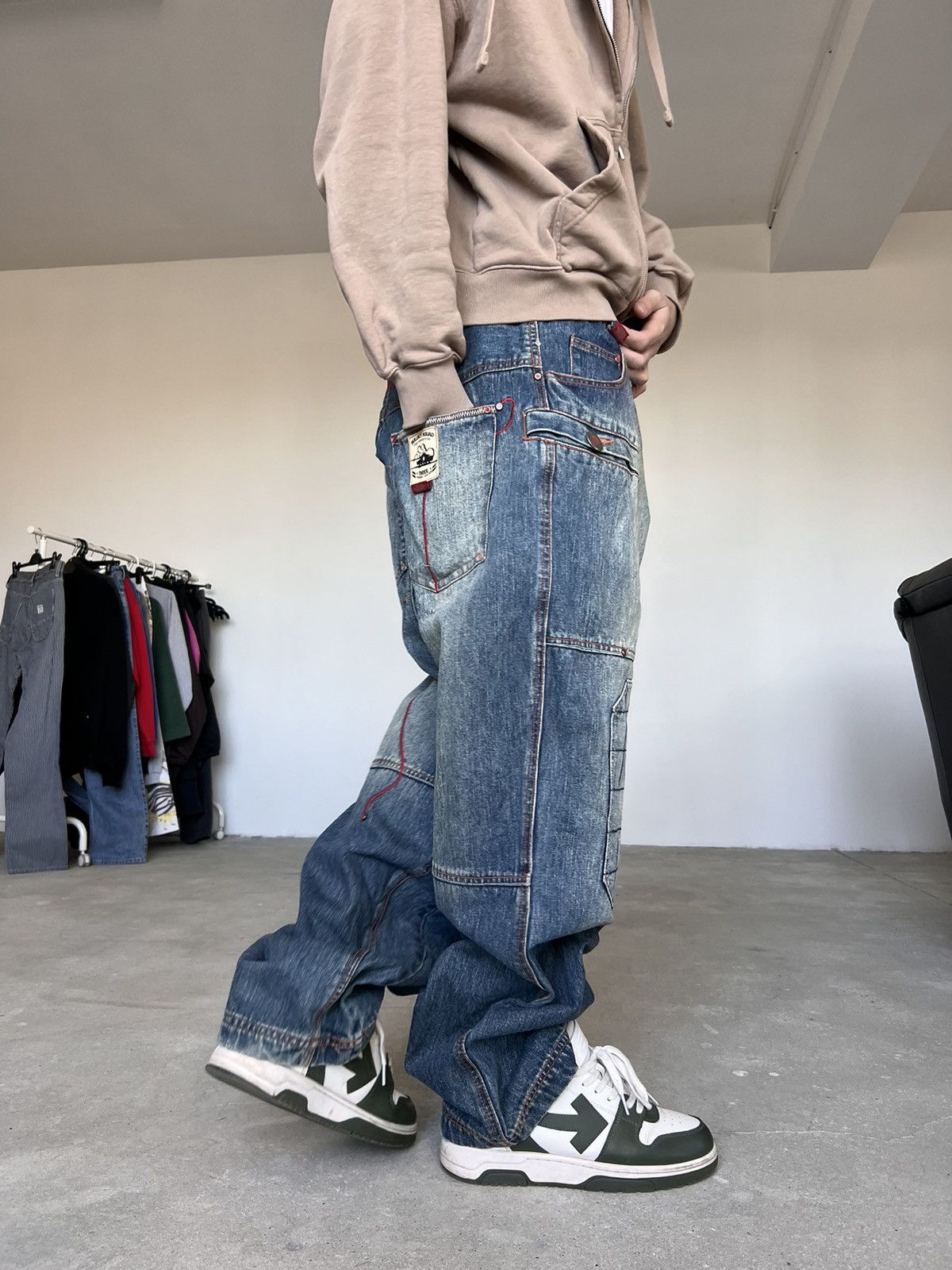 JNCO Vintage Bullrot Baggy Jeans Y2K Size US 32 / EU 48 - 15 Thumbnail