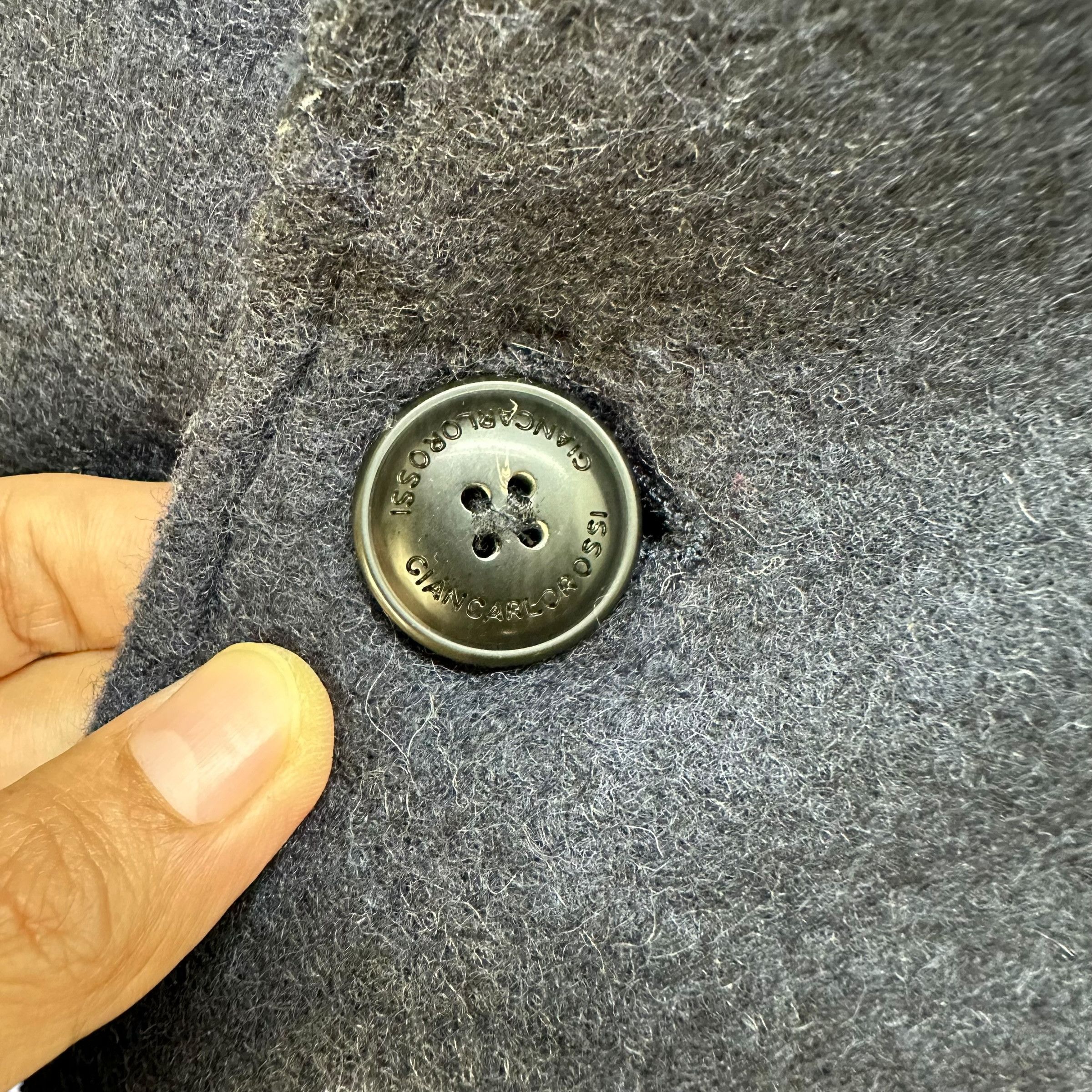 GIAN CARLO ROSSI GIAN CARLO ROSSI Double Breasted Wool Coat #A63-1526 Size US S / EU 44-46 / 1 - 6 Thumbnail