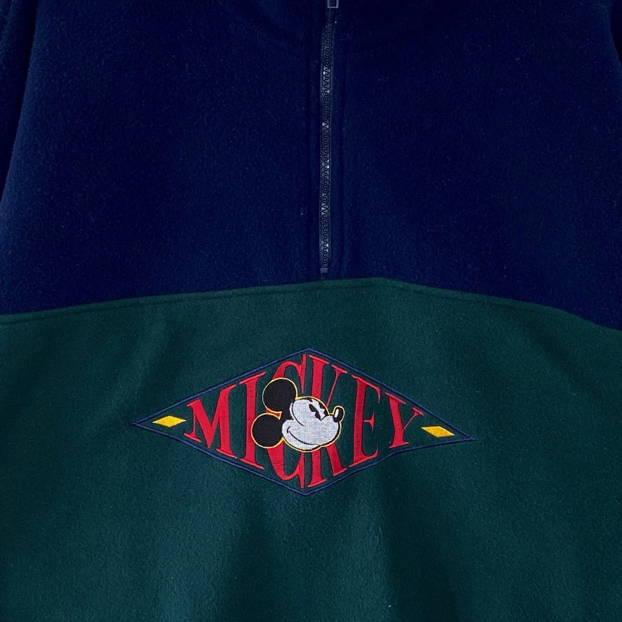 Vintage VINTAGE DISNEY MICKEY MOUSE HALF-ZIP FLEECE Size US XL / EU 56 / 4 - 2 Thumbnail