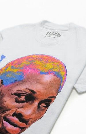Pacsun Dennis Rodman The Worm #91 NBA Big Head Hair Pacsun T-Shirt Size US L / EU 52-54 / 3 - 8 Thumbnail