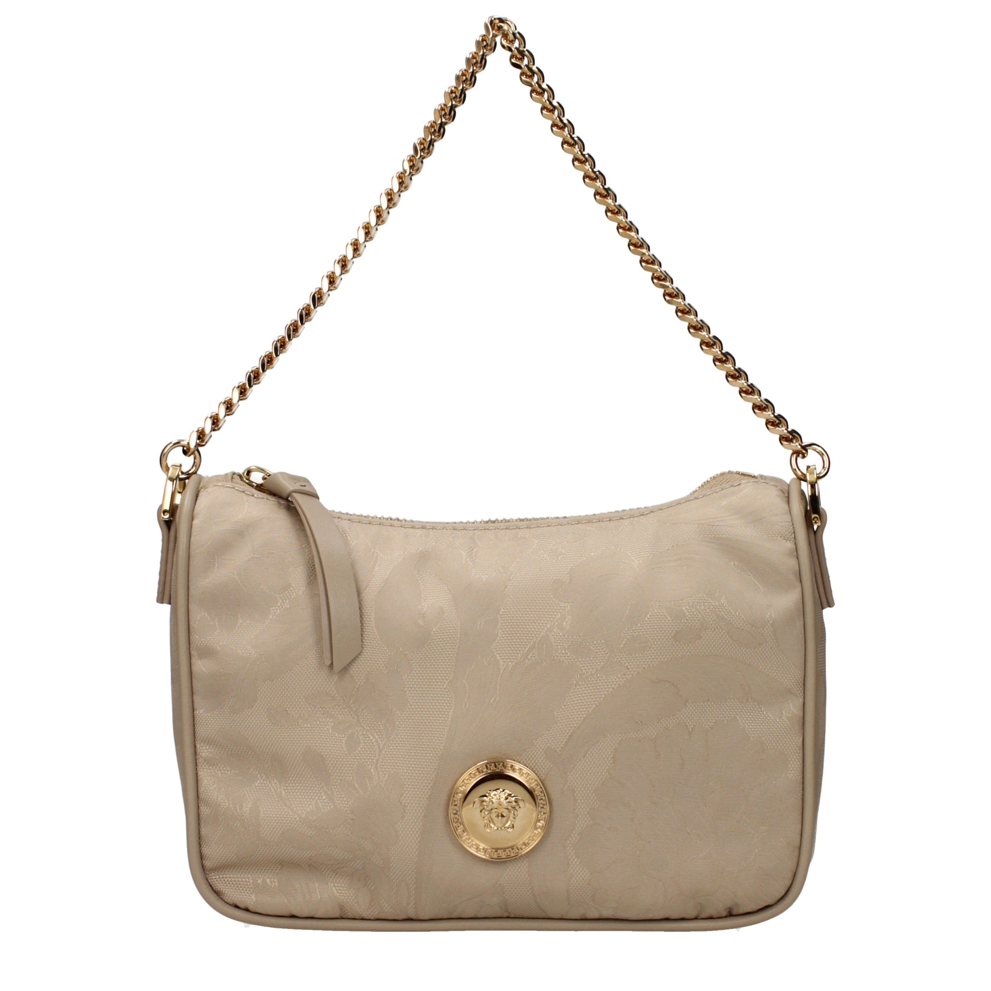Versace Versace Handbags Women Fabric Beige/Sand Size ONE SIZE - 1 Thumbnail