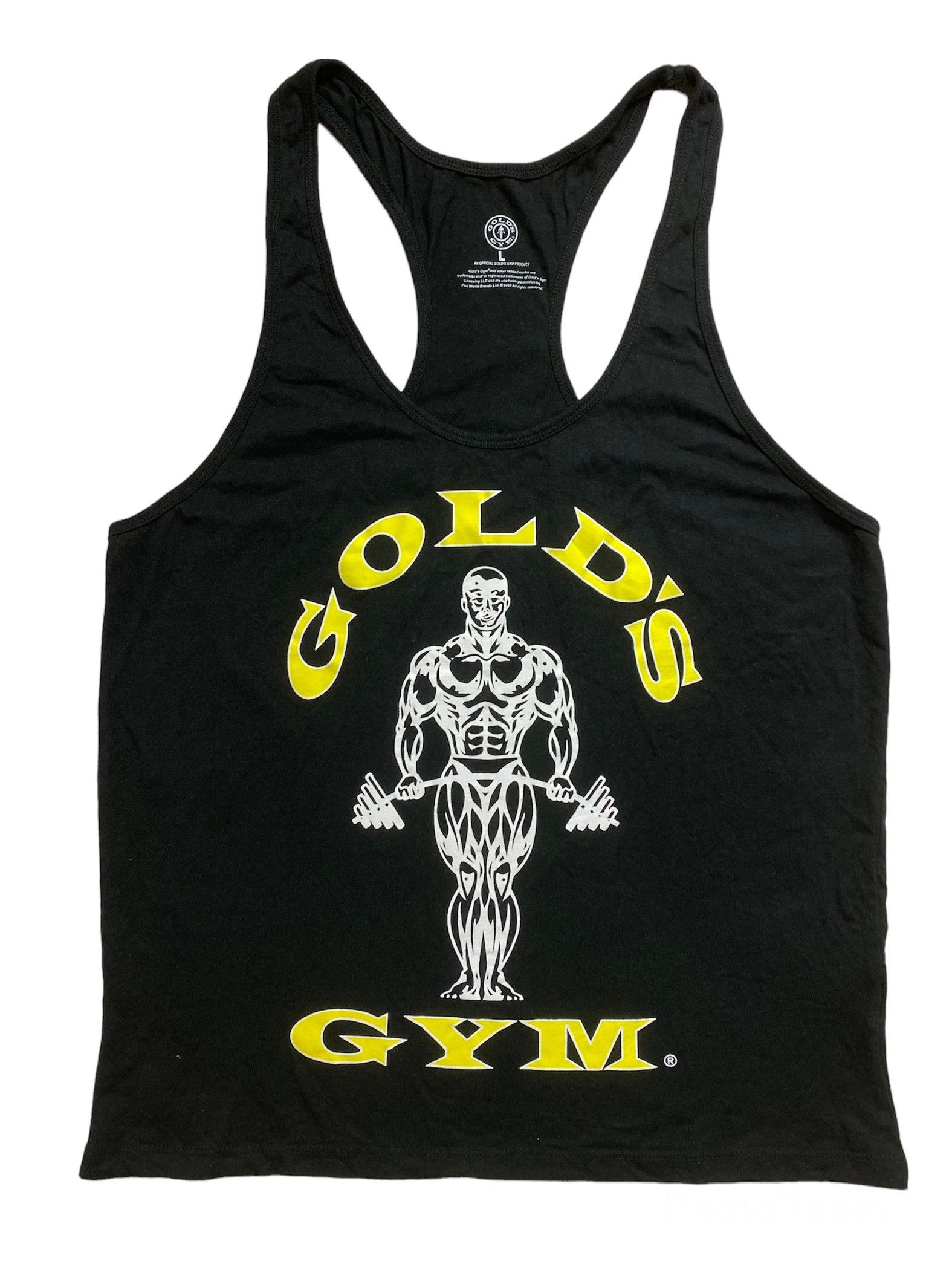 Vintage Golds gym black tank top vintage y2k 90s streetwear Size US L / EU 52-54 / 3 - 1 Thumbnail