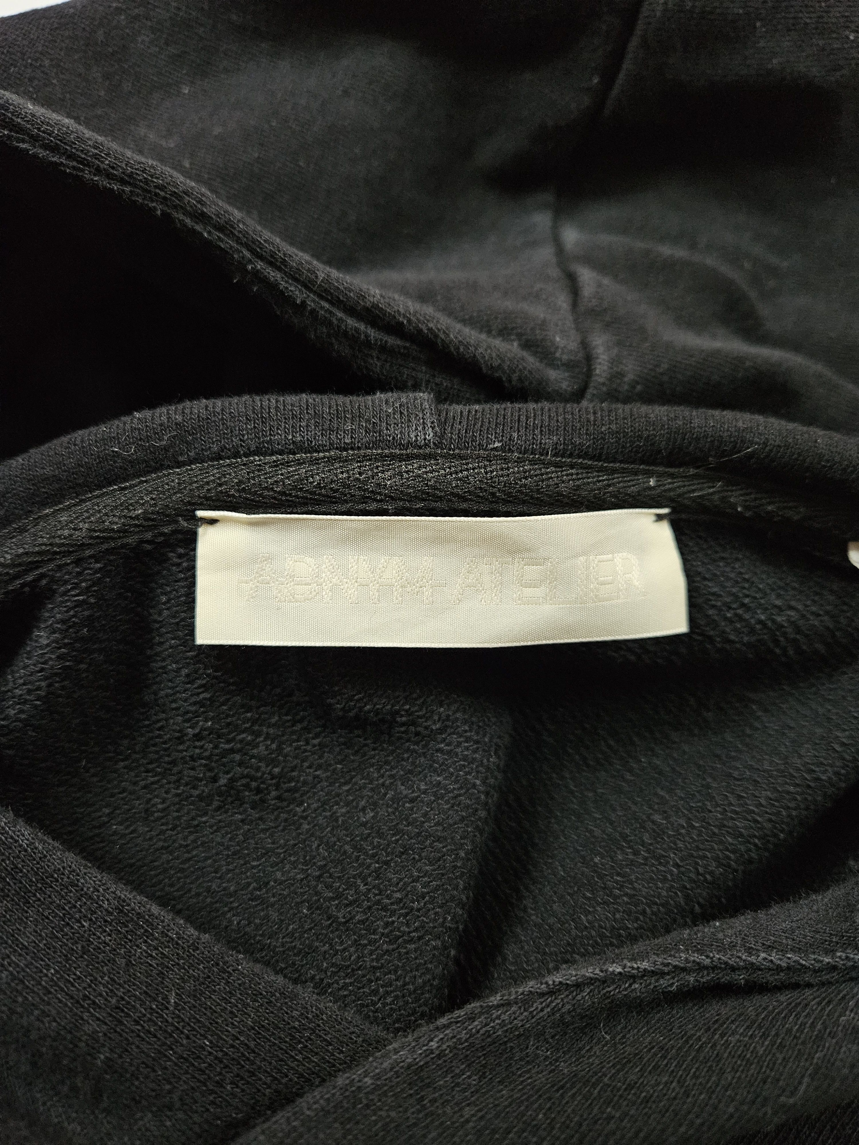 ADNYM ATELIER RARE Adnym atelier oversized asymmetric blank black hoodie Size US M / EU 48-50 / 2 - 9 Thumbnail