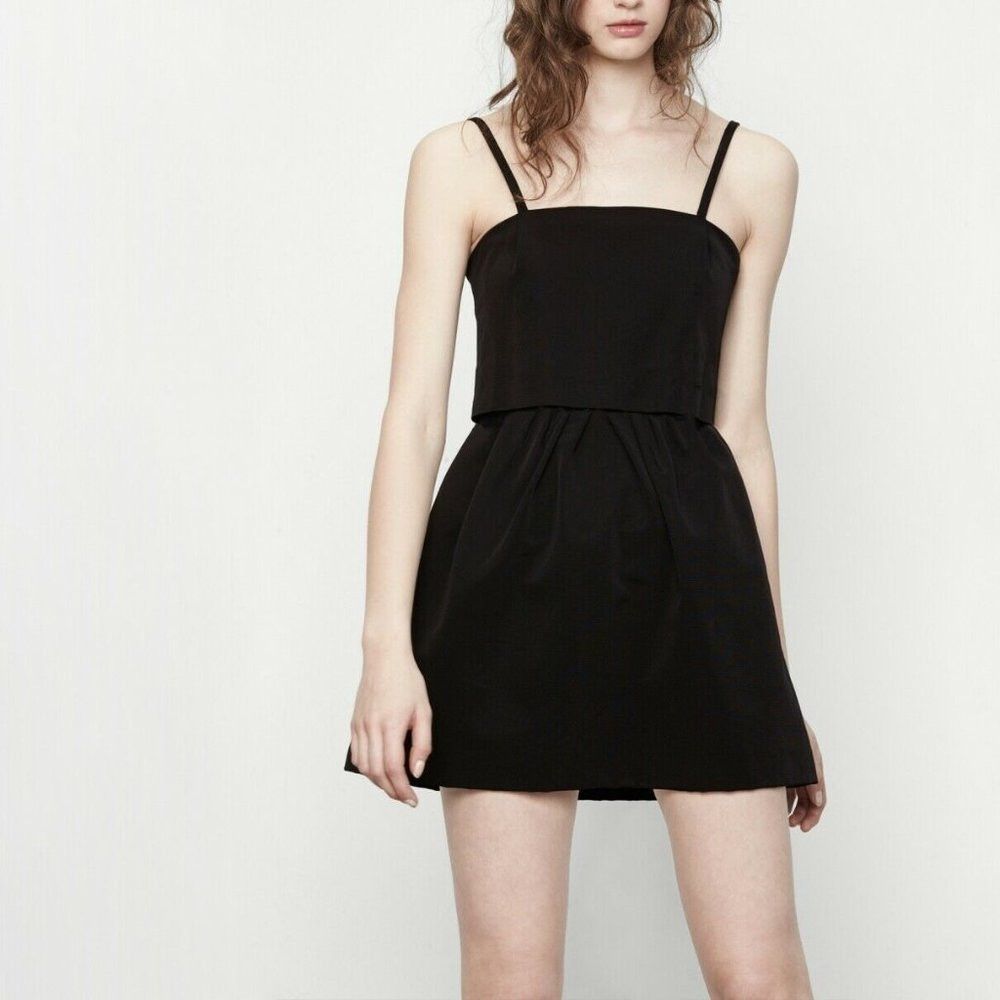 Maje NWT New $325 Maje Rivoli Black DRESS Size 3 US M Size M / US 6-8 / IT 42-44 - 1 Thumbnail