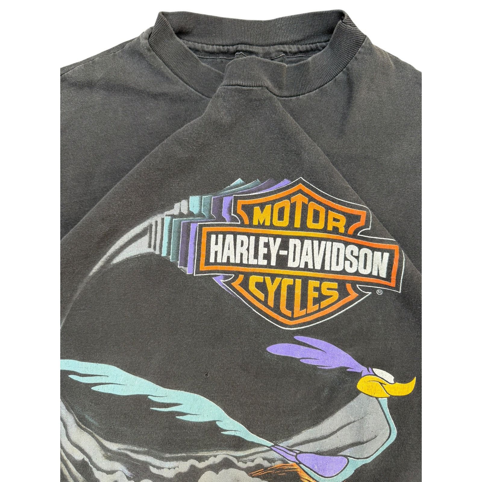 Harley Davidson 1993 Harley Davidson x Warner Brothers RoadRunner T-Shirt Size US M / EU 48-50 / 2 - 4 Thumbnail