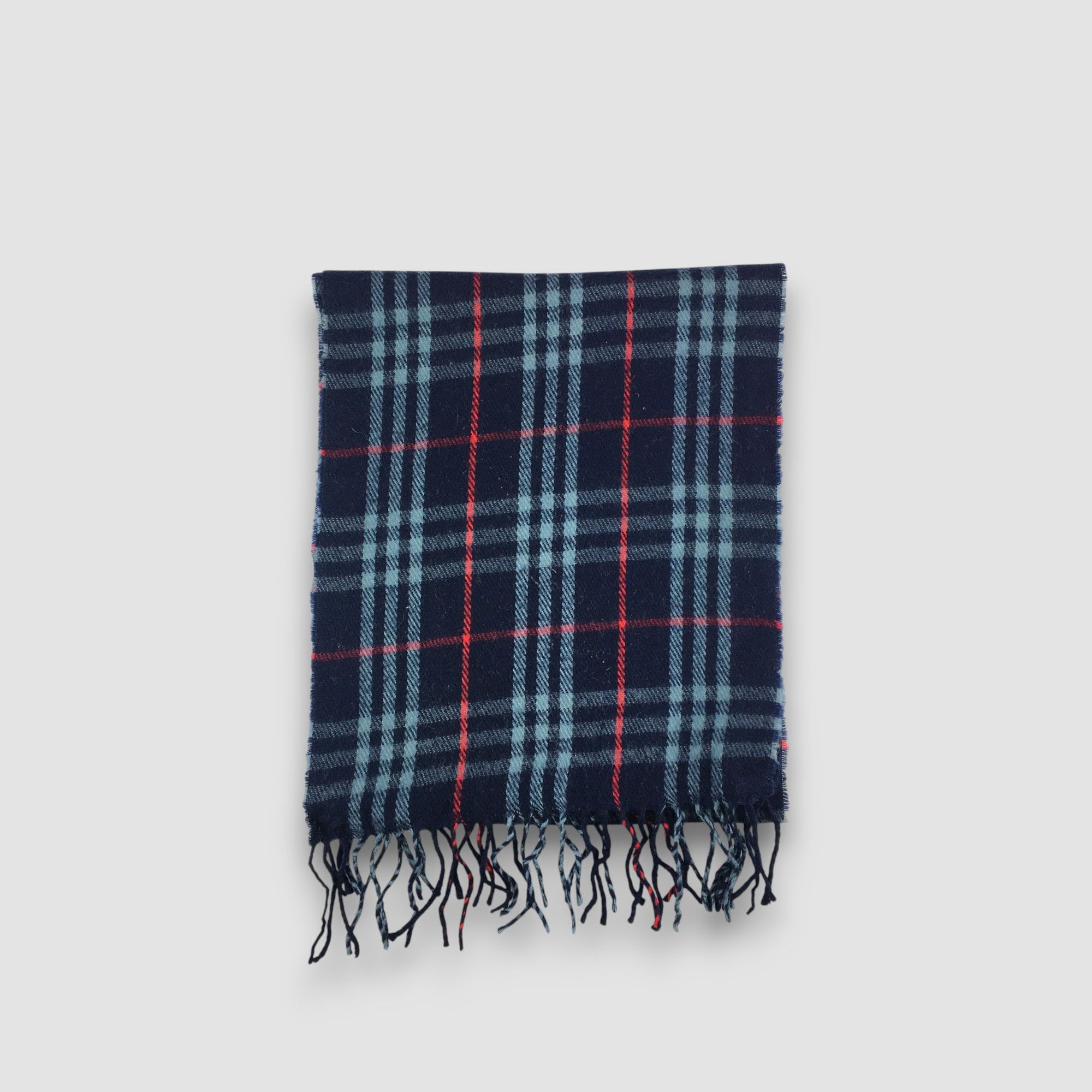Burberry Vintage Burberry Scarf Muffler Wool Cashmere Scarves Size ONE SIZE - 2 Thumbnail
