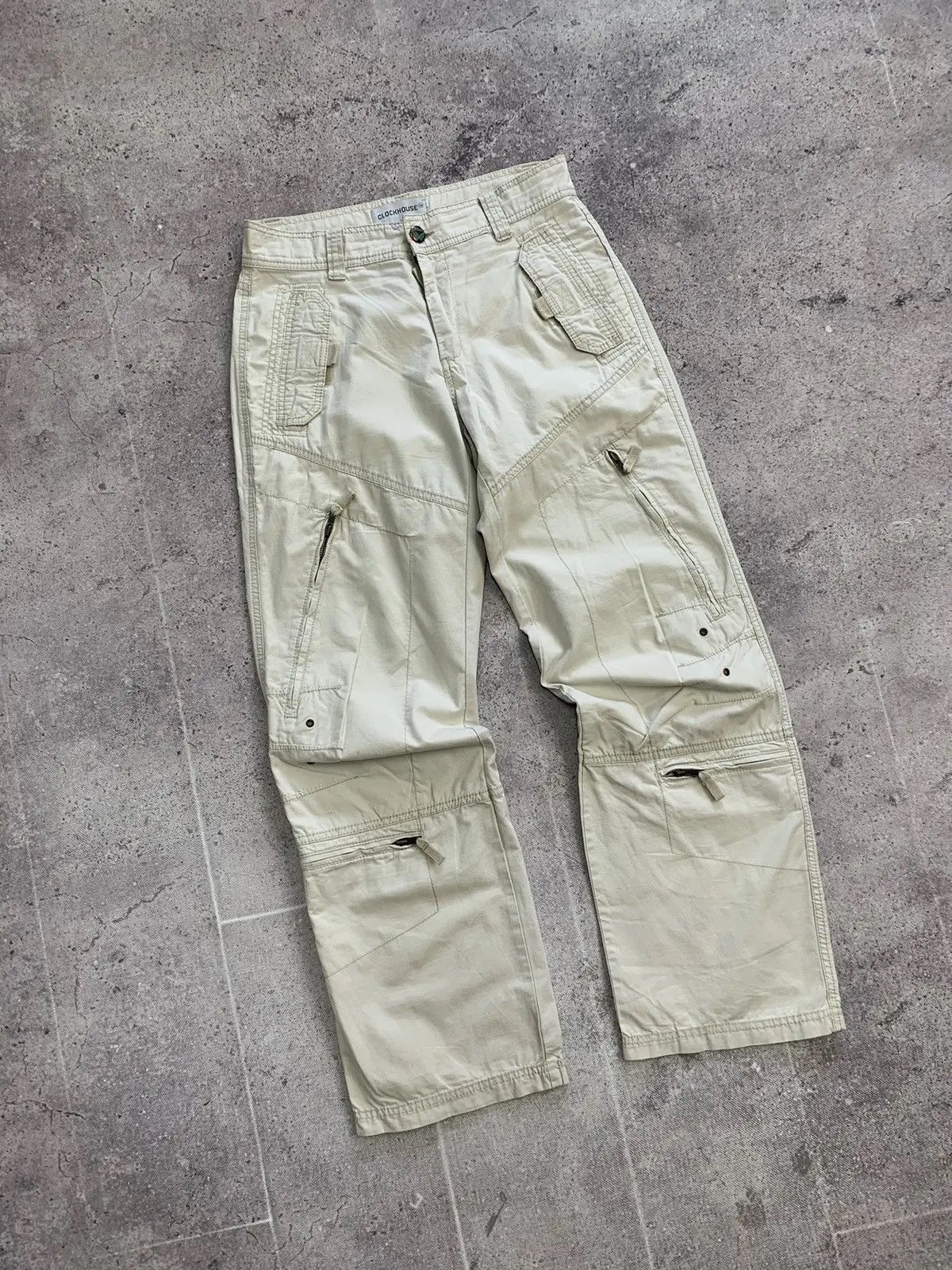 Other Vintage pants clockhouse cargo baggy fit faded streetstyle Size US 32 / EU 48 - 4 Thumbnail