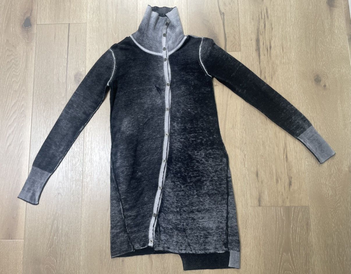 Diesel Diesel Acid-Wash Long Cardigan - Size L Size L / US 10 / IT 46 - 1 Thumbnail