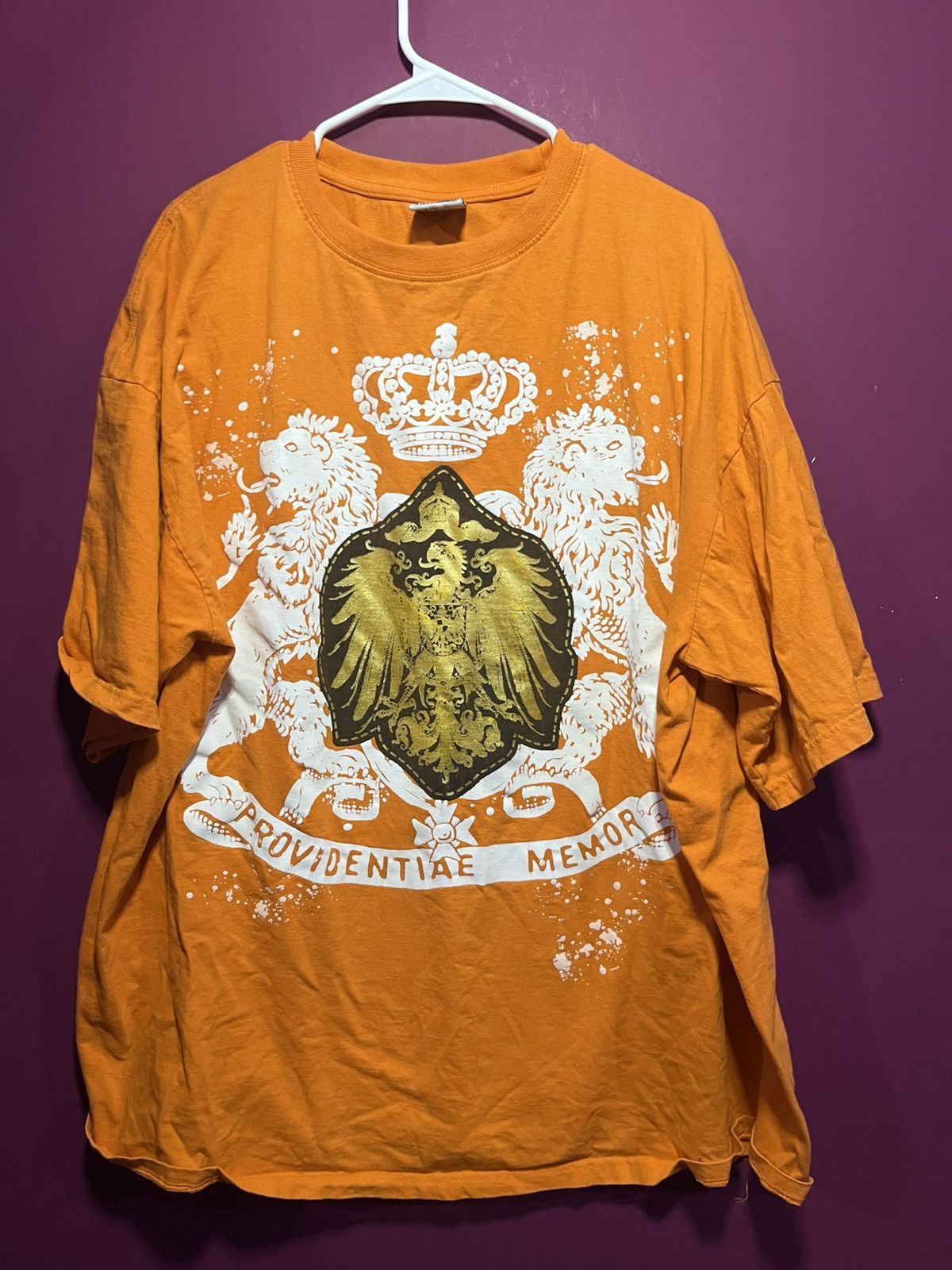Vintage Orange phat dog tee Size US XXL / EU 58 / 5 - 1 Thumbnail