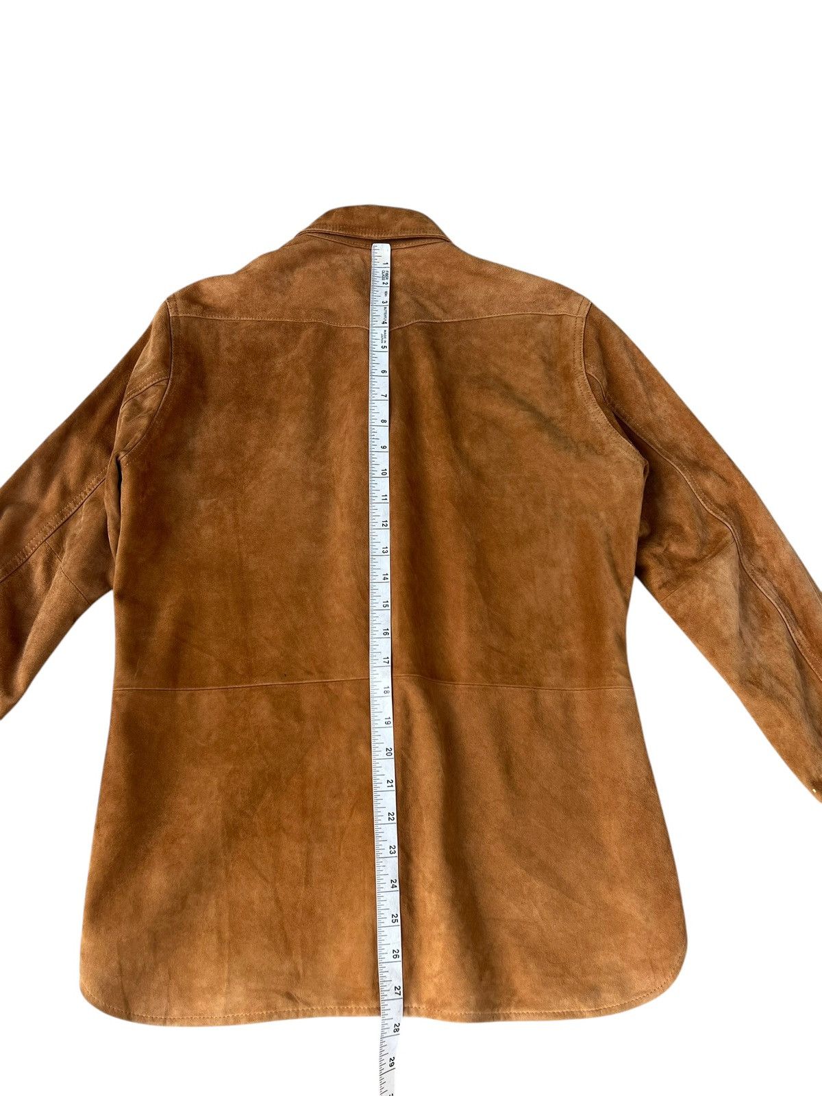 Leather United Arrows Goatskin Suede Leather Western Shirt Size US S / EU 44-46 / 1 - 16 Thumbnail