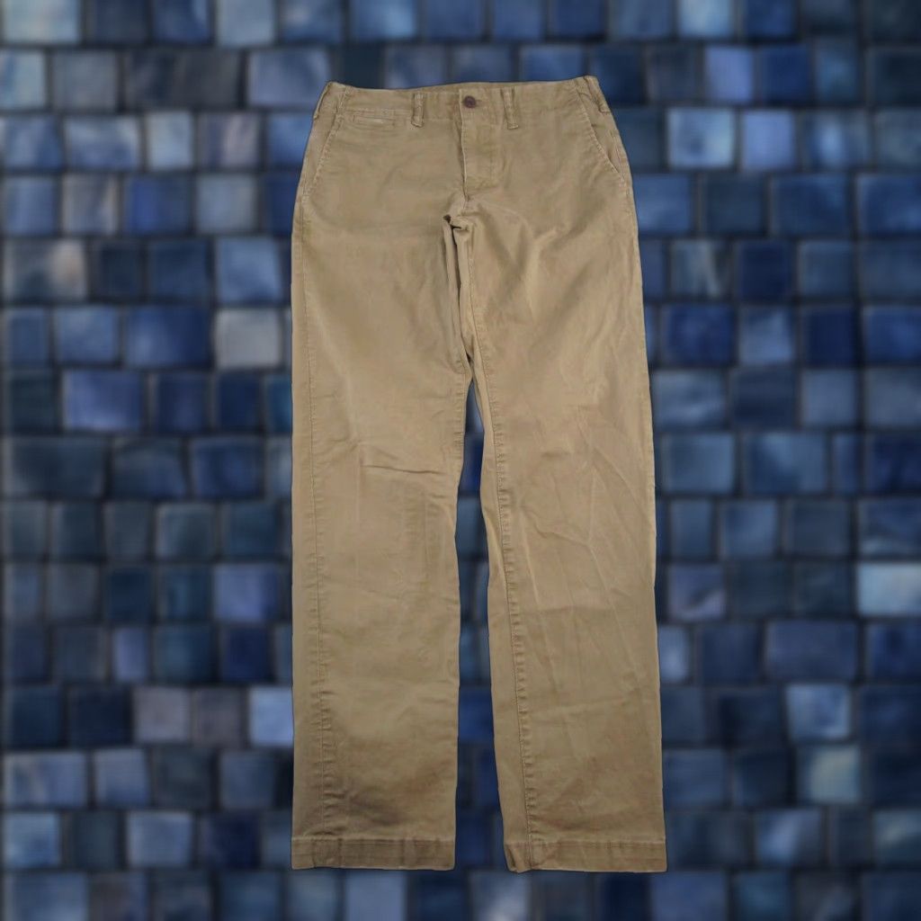 American Eagle Outfitters American Eagle Outfitters Pants Chino Slim Regular Tan Khaki 30x32/30x34 Vintage No Size US 30 / EU 46 - 1 Thumbnail