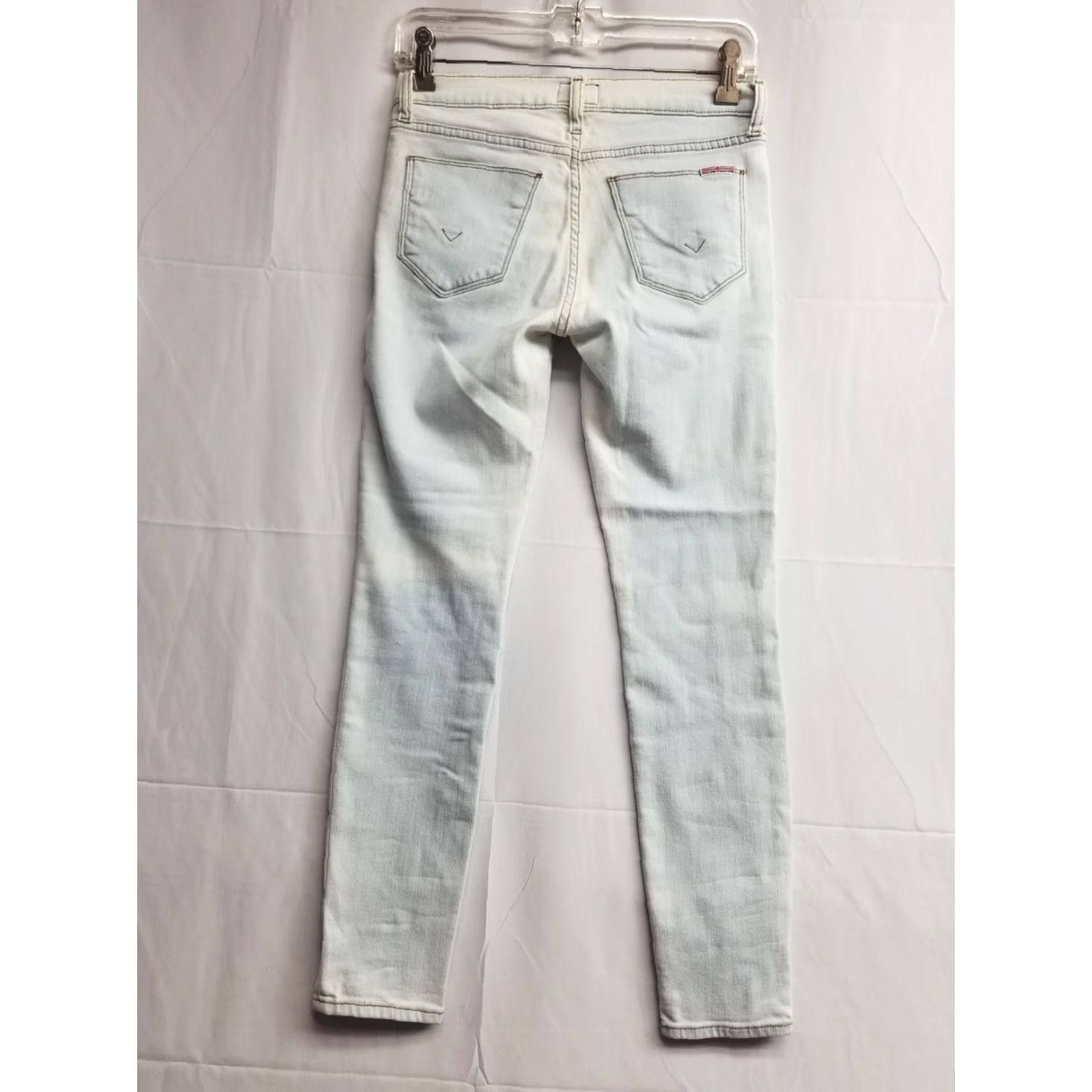 Hudson Hudson Krista Super Skinny Ankle Low Rise Denim Jeans Blue Women’s 26Size Regular Stretch Pockets Zipper Button 5-Pocket Logo Festival Jeans Womens Size 26" / US 2 / IT 38 - 2 Thumbnail