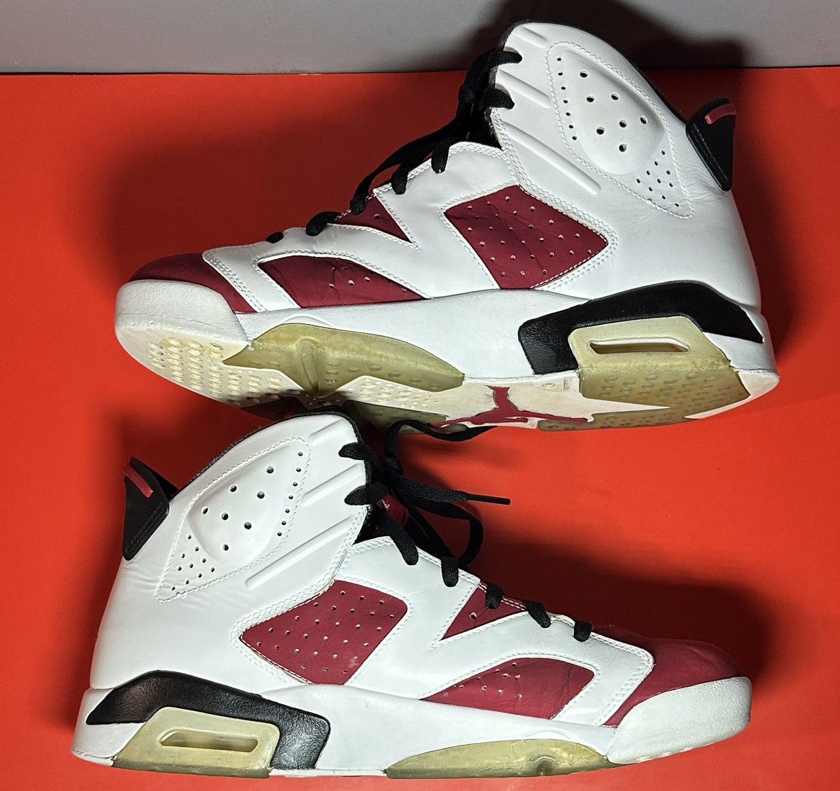 Jordan Brand Size 11.5 - Air Jordan 6 Retro 2014 Carmine Size US 11.5 / EU 44-45 - 3 Thumbnail