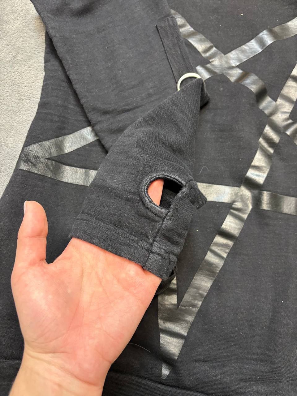 Japanese Brand × Vintage Vintage Y2K Heartless Pentagram Owens Style Opium Sweatshirt Size US S / EU 44-46 / 1 - 6 Thumbnail