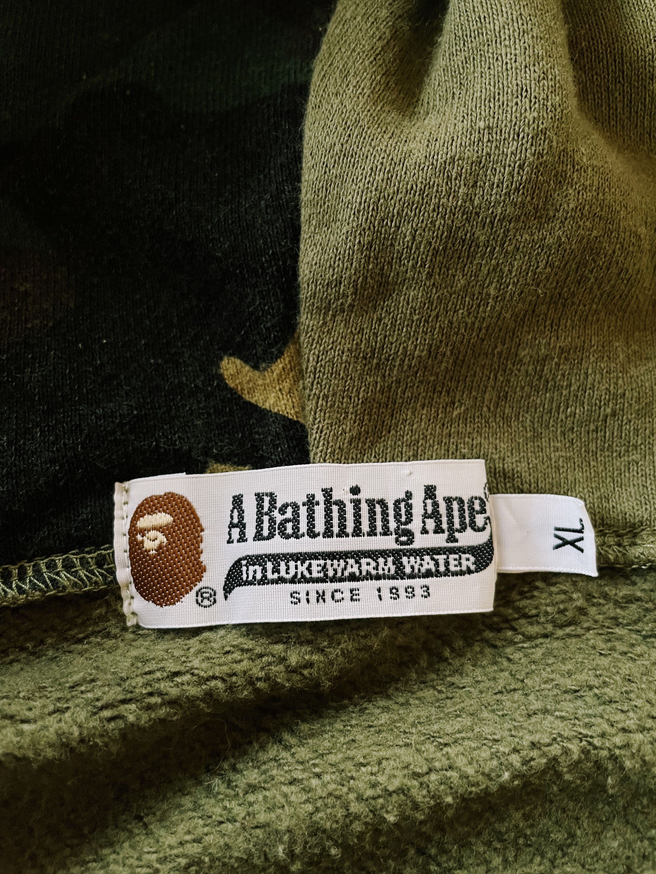 Bape × Nigo × Vintage Vintage Y2K A Bathing Ape Bape Land Shark Fullzip Hoodie Size US XL / EU 56 / 4 - 5 Thumbnail