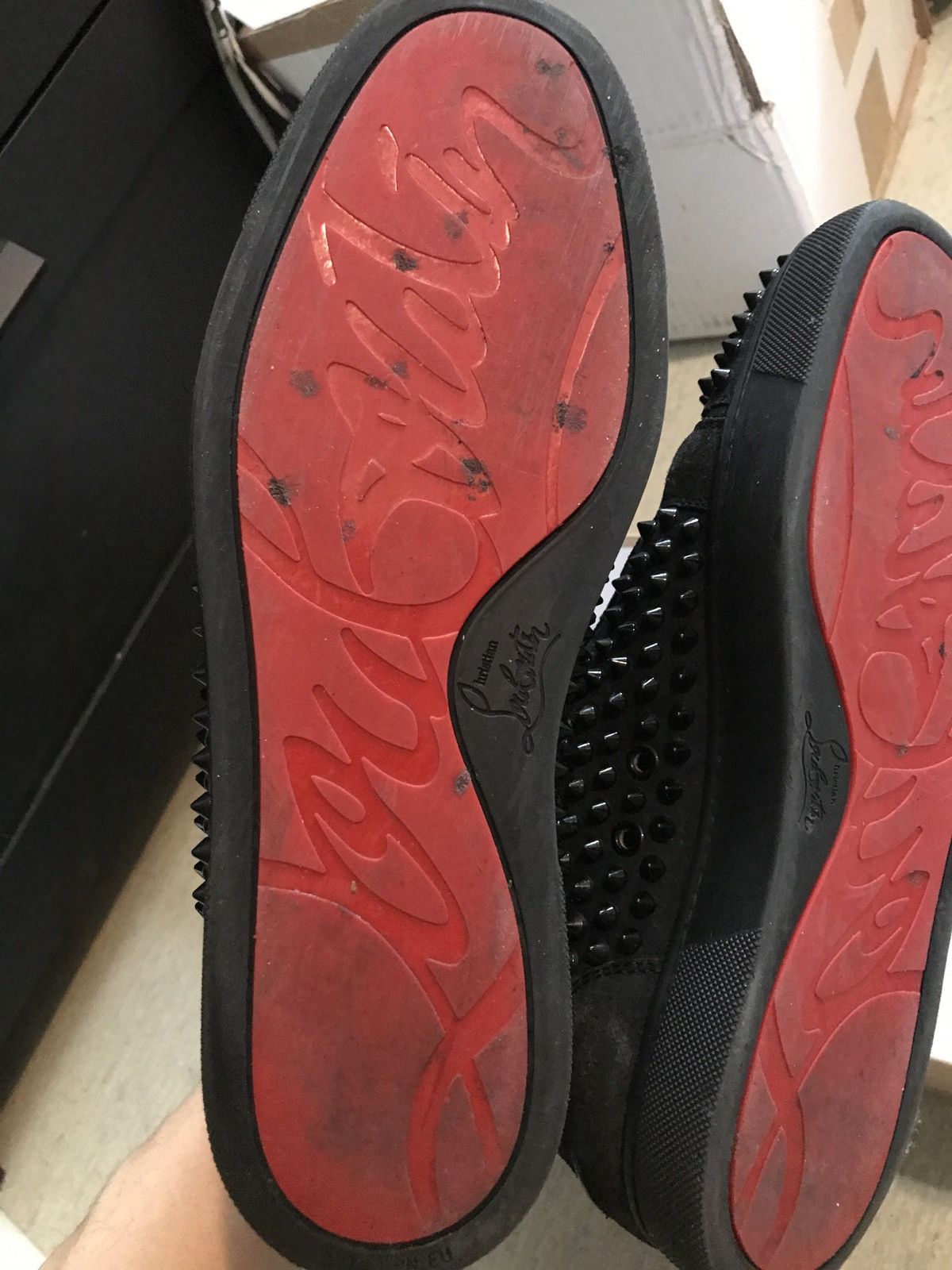 Christian Louboutin Christian Louboutin high top spikes sneaker black Size US 8.5 / EU 41-42 - 5 Thumbnail