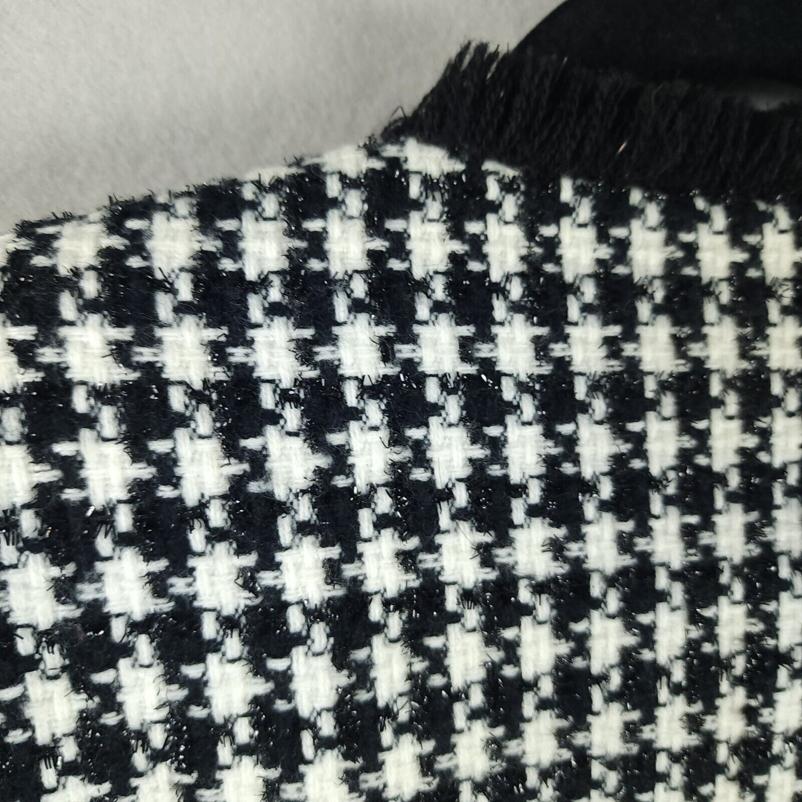 Vintage Shomi Petites Black & White Check Short Jacket- Size 8 Size M / US 6-8 / IT 42-44 - 8 Thumbnail