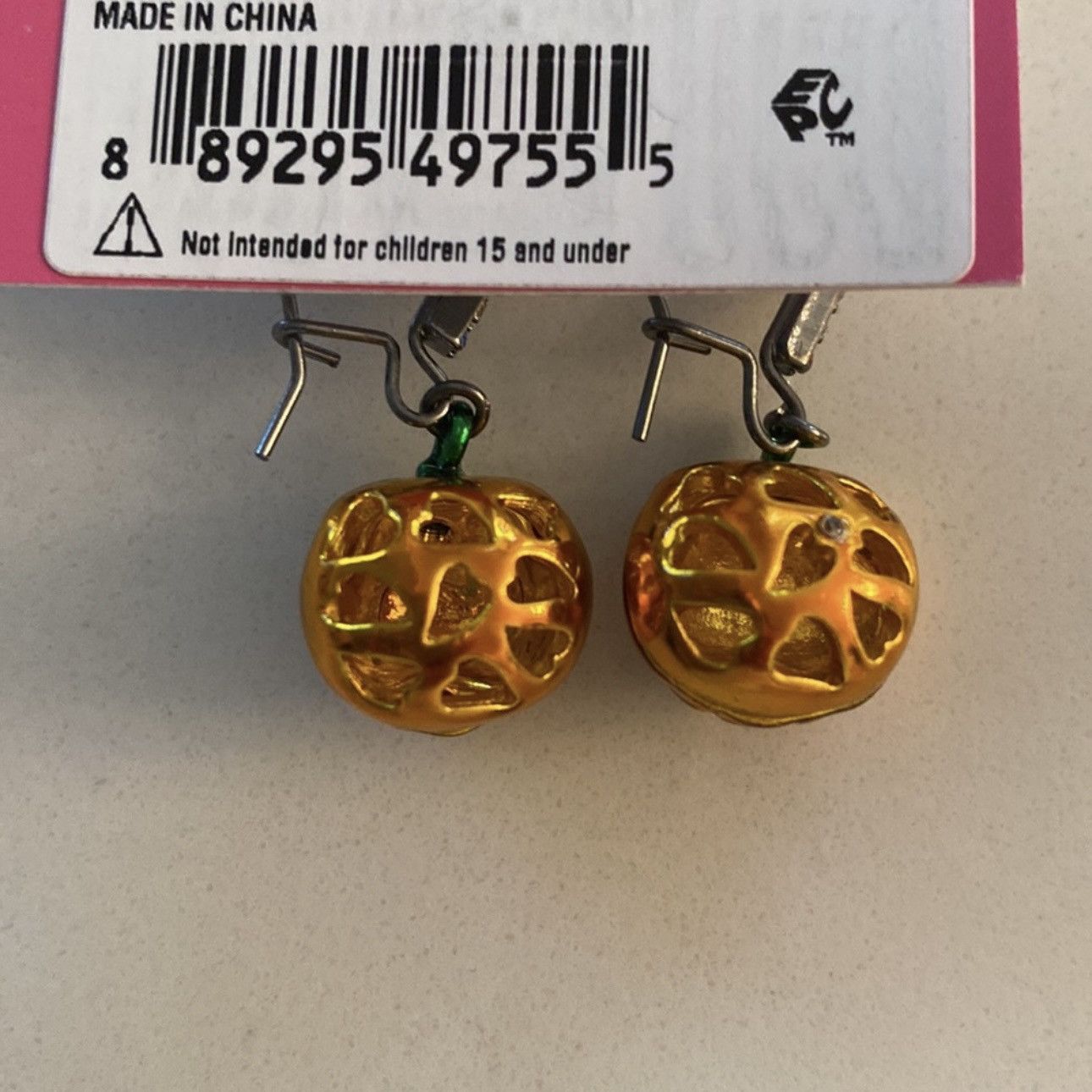 Betsey Johnson Betsey Johnson Orange Pumpkin Hallowed Drop Halloween Dangle Size ONE SIZE - 4 Thumbnail