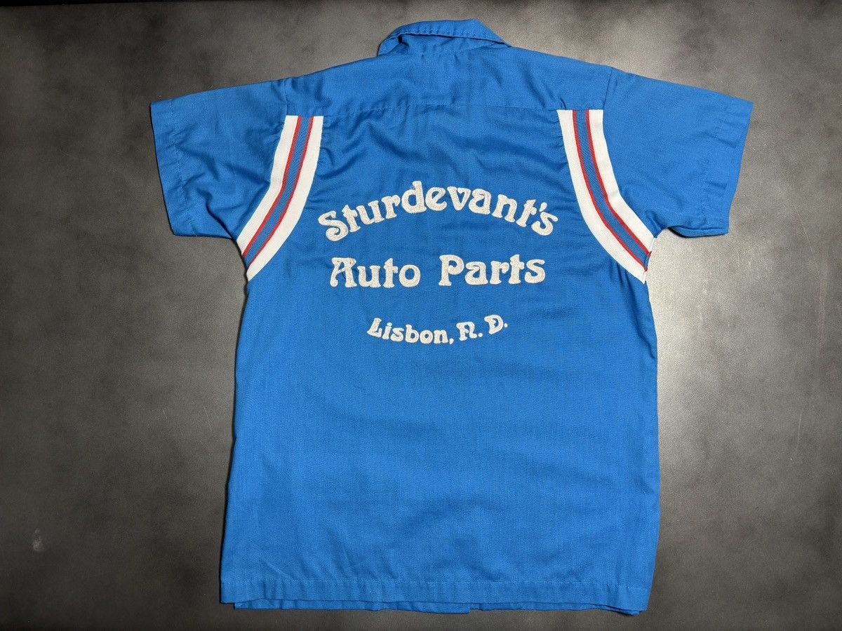 Vintage 1960s Chain Stitched Bowling Shirt Hilton USA Vintage Summer Size US S / EU 44-46 / 1 - 6 Thumbnail