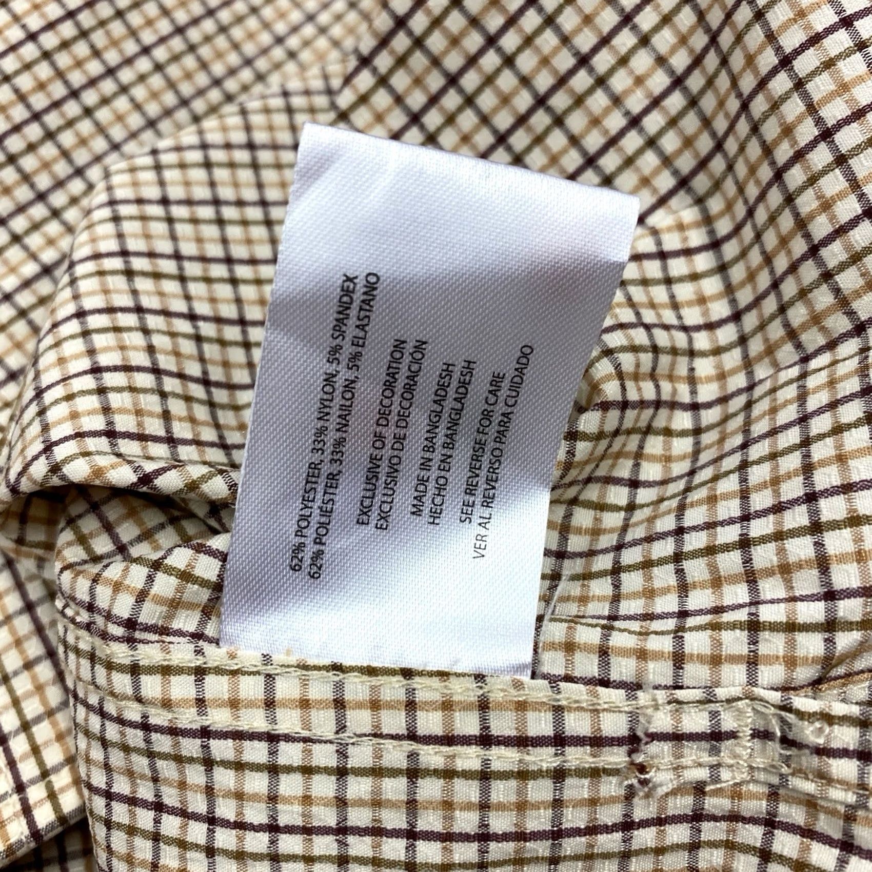 Orvis Orvis Long Sleeve Button Up Shirt Plaid Brown Yellow XL Mens Dress Shirt) Size US XL / EU 56 / 4 - 5 Thumbnail