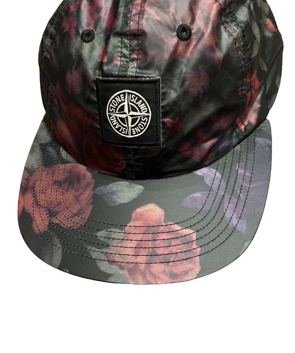 Stone Island × Supreme 🔥 Stone Island x Supreme Floral Cap/Stone Island Supreme Hat Size ONE SIZE - 3 Thumbnail