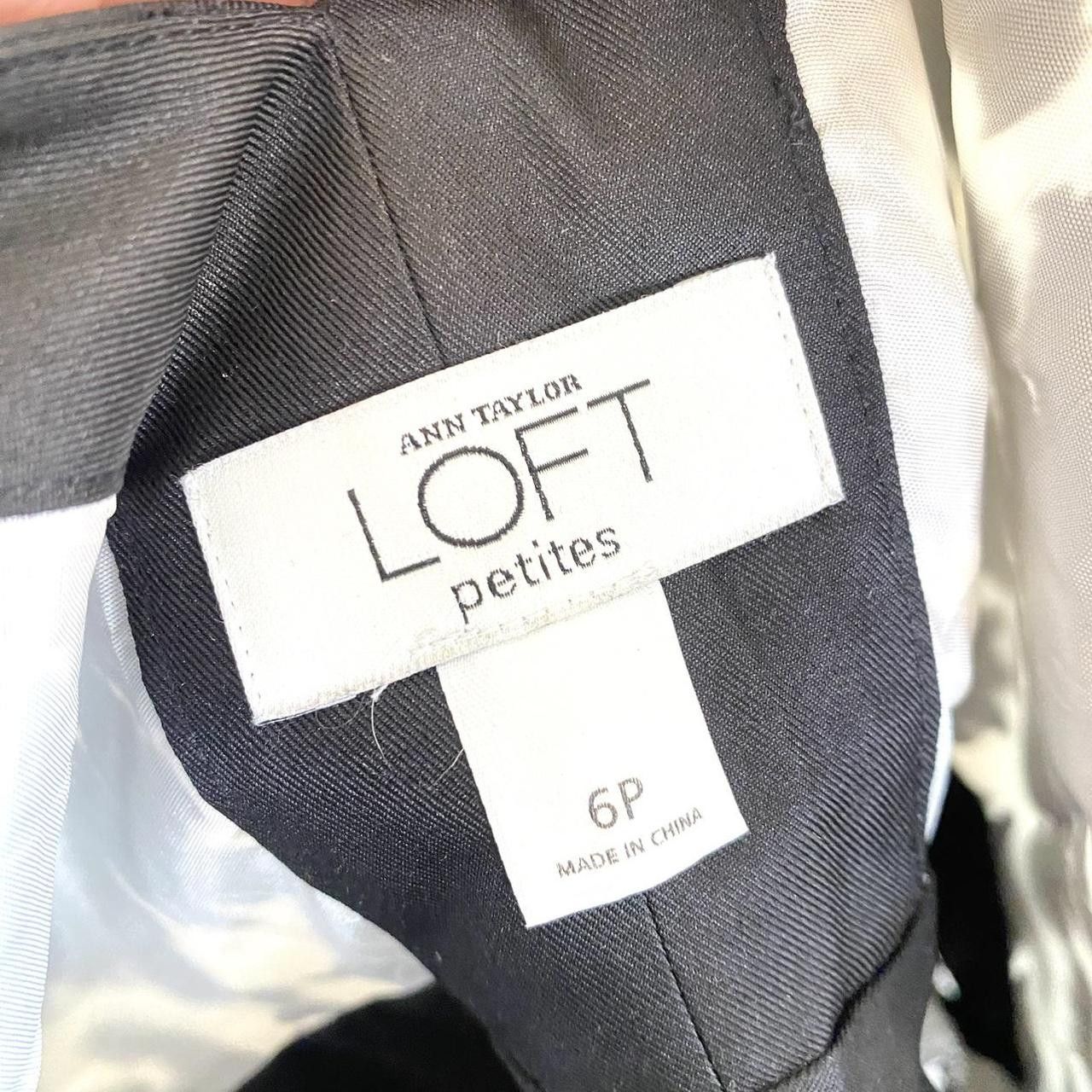 Ann Taylor ANN TAYLOR LOFT BLACK WHITE WOMENS SIZE 6 PETITE Size M / US 6-8 / IT 42-44 - 8 Thumbnail