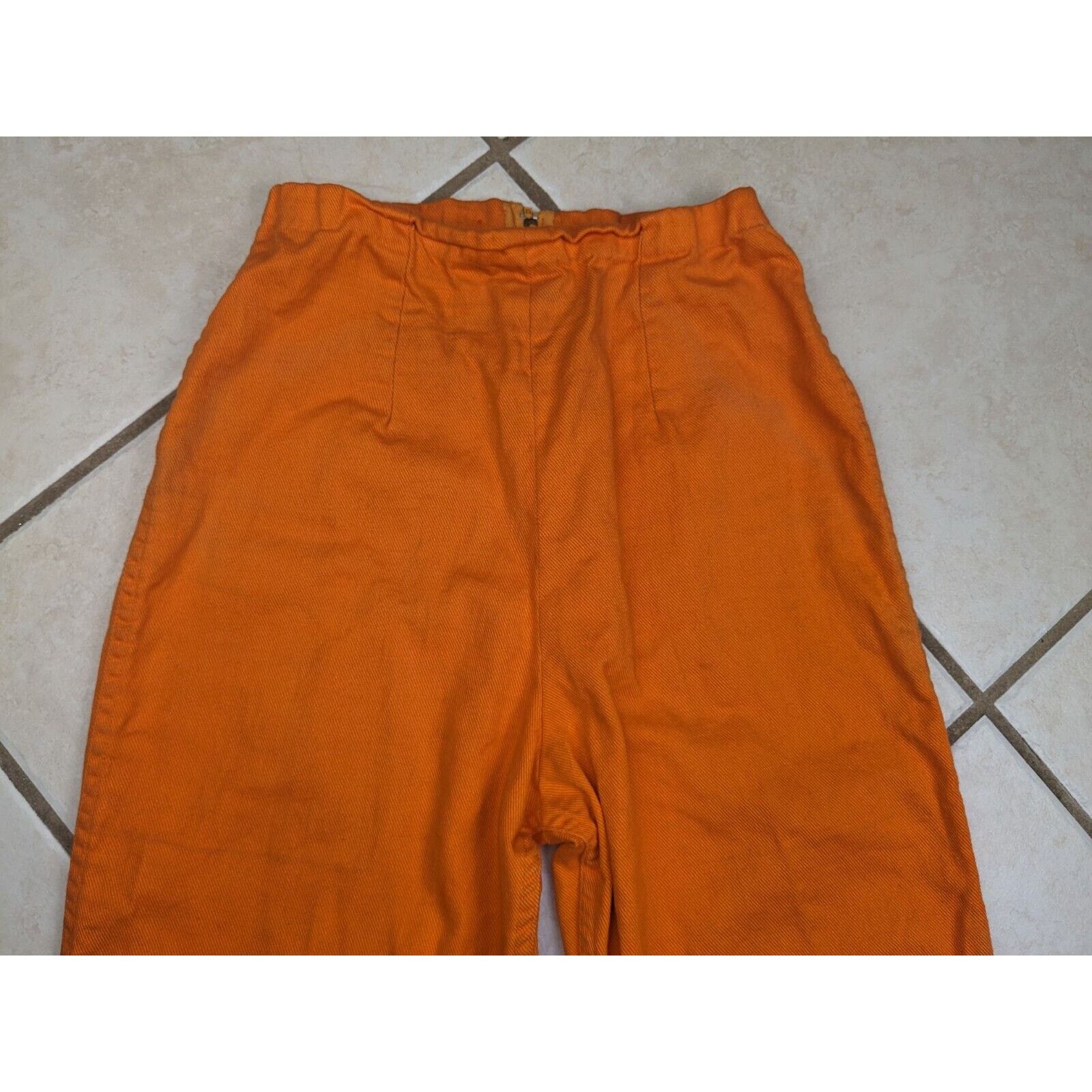 Other 1960's Cole of California Orange Denim Pants High Waist Size 34" / US 12 / IT 48 - 2 Thumbnail