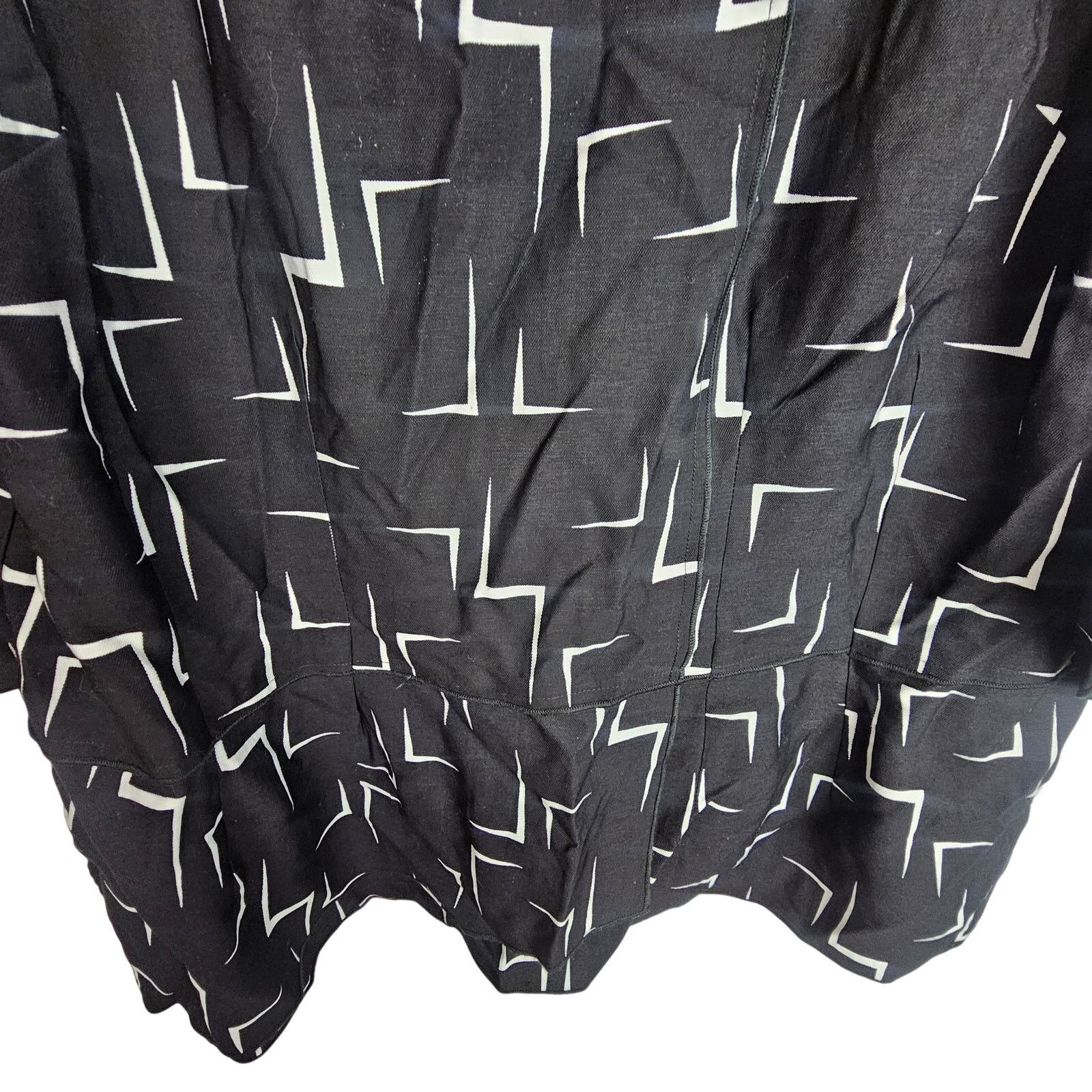 Miles New York Ali Miles Women Geometric Tunic XL Artsy Corporate Chic Size XL / US 12-14 / IT 48-50 - 3 Thumbnail