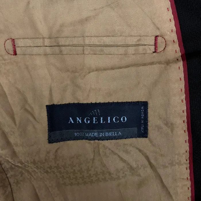 Other Vintage LANIFICIO ANGELICO Made In ITALY Biella Blazer Coat Size 42R - 4 Thumbnail