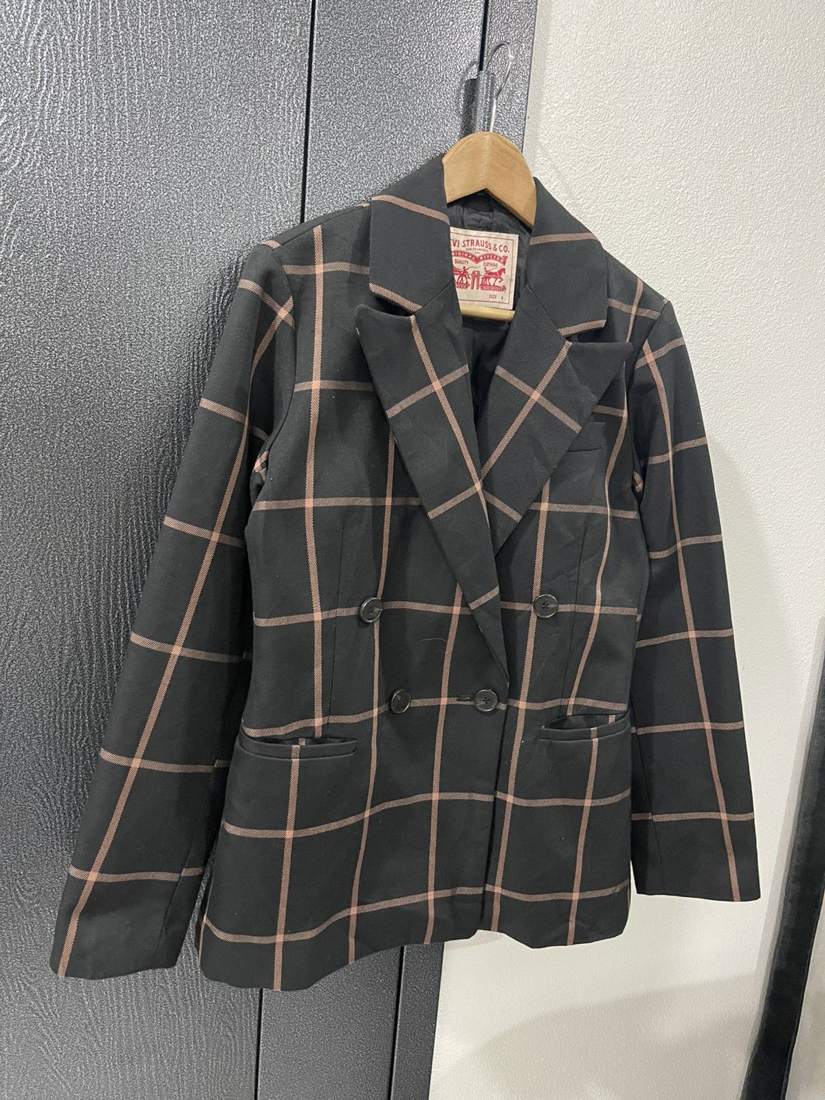Levi's Levis Abner Blazer In Bonnie Plaid Size S / US 4 / IT 40 - 4 Thumbnail