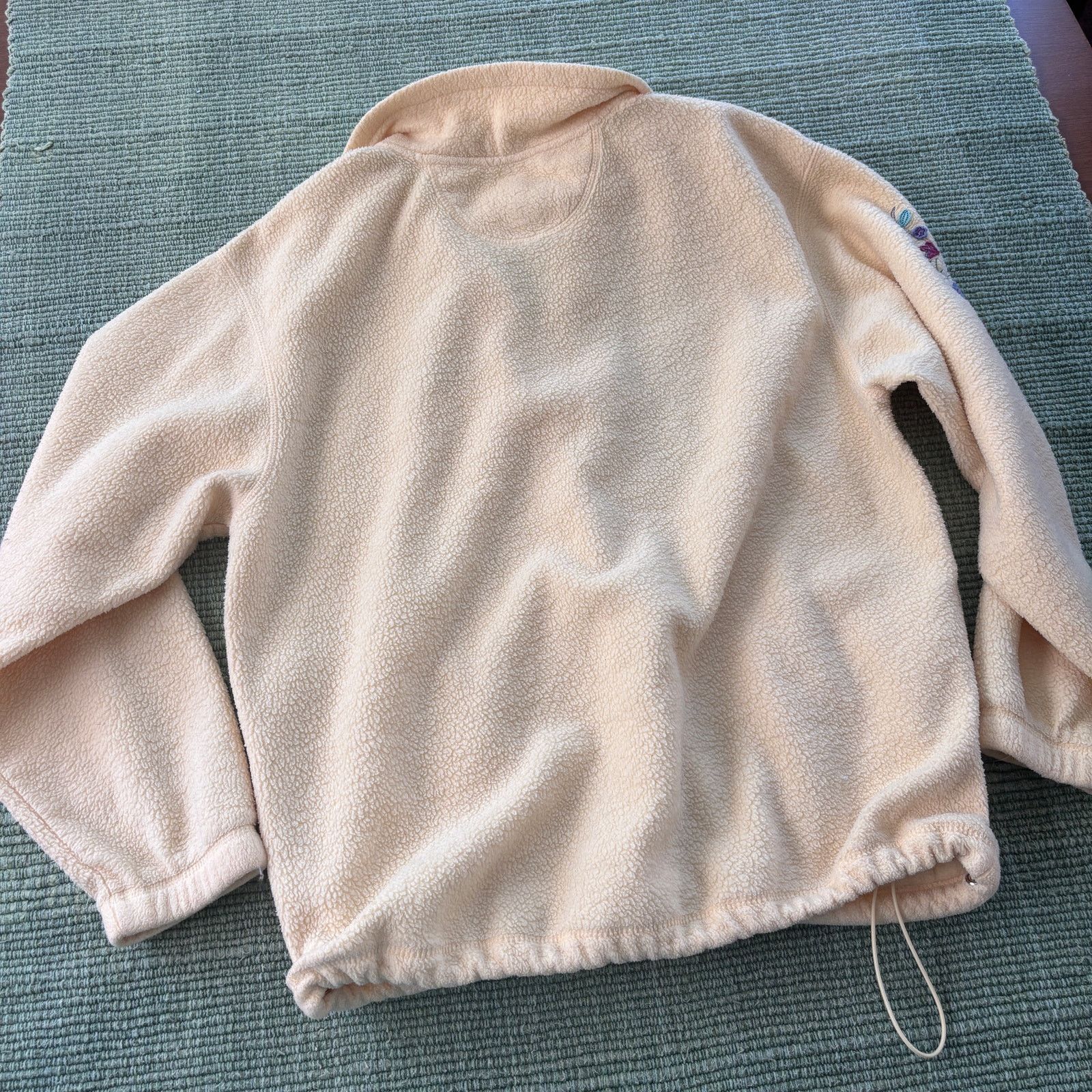 Big Dogs × Vintage Vintage Y2K Big Dogs Quarter Zip Floral Fleece Sweater Size S / US 4 / IT 40 - 8 Thumbnail