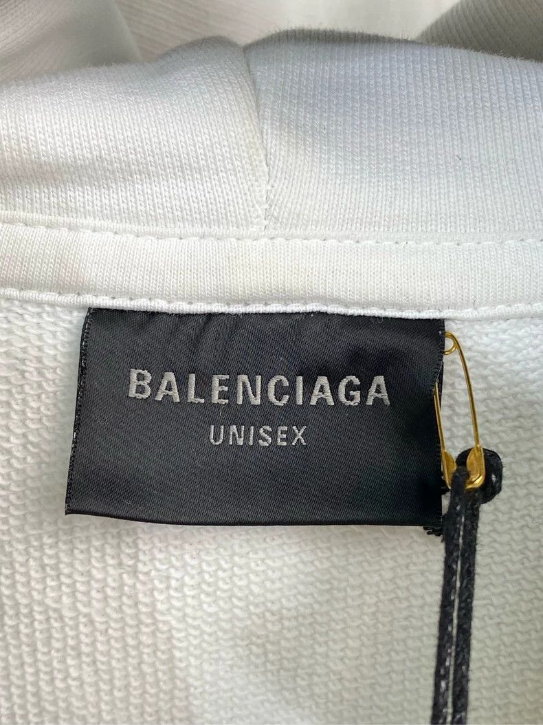 Balenciaga Balenciaga Double B lock rhinestone logo on the back hoodie Size US M / EU 48-50 / 2 - 6 Thumbnail