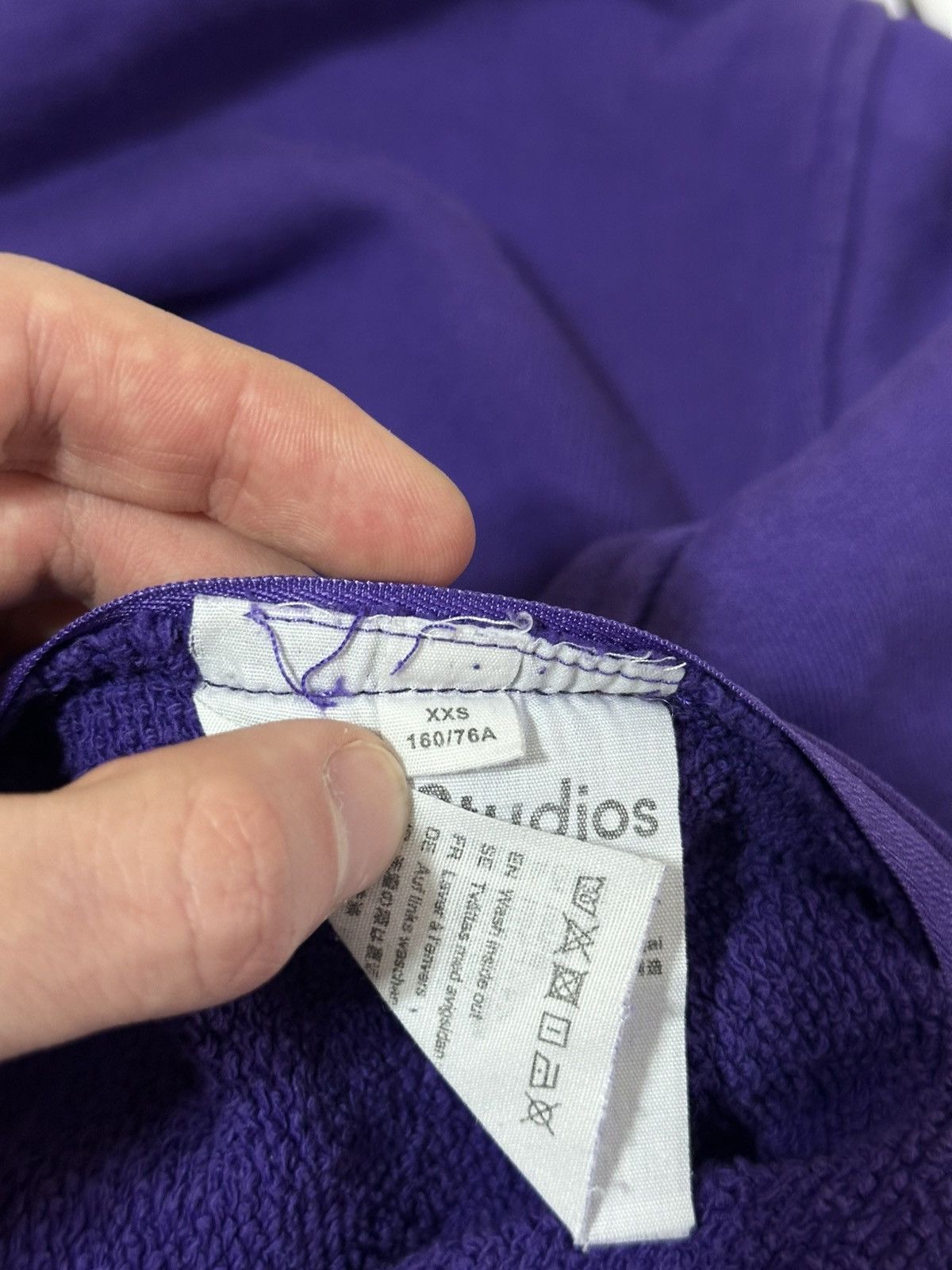 Acne Studios Distressed Logo Oversized Sweatshirt Purple