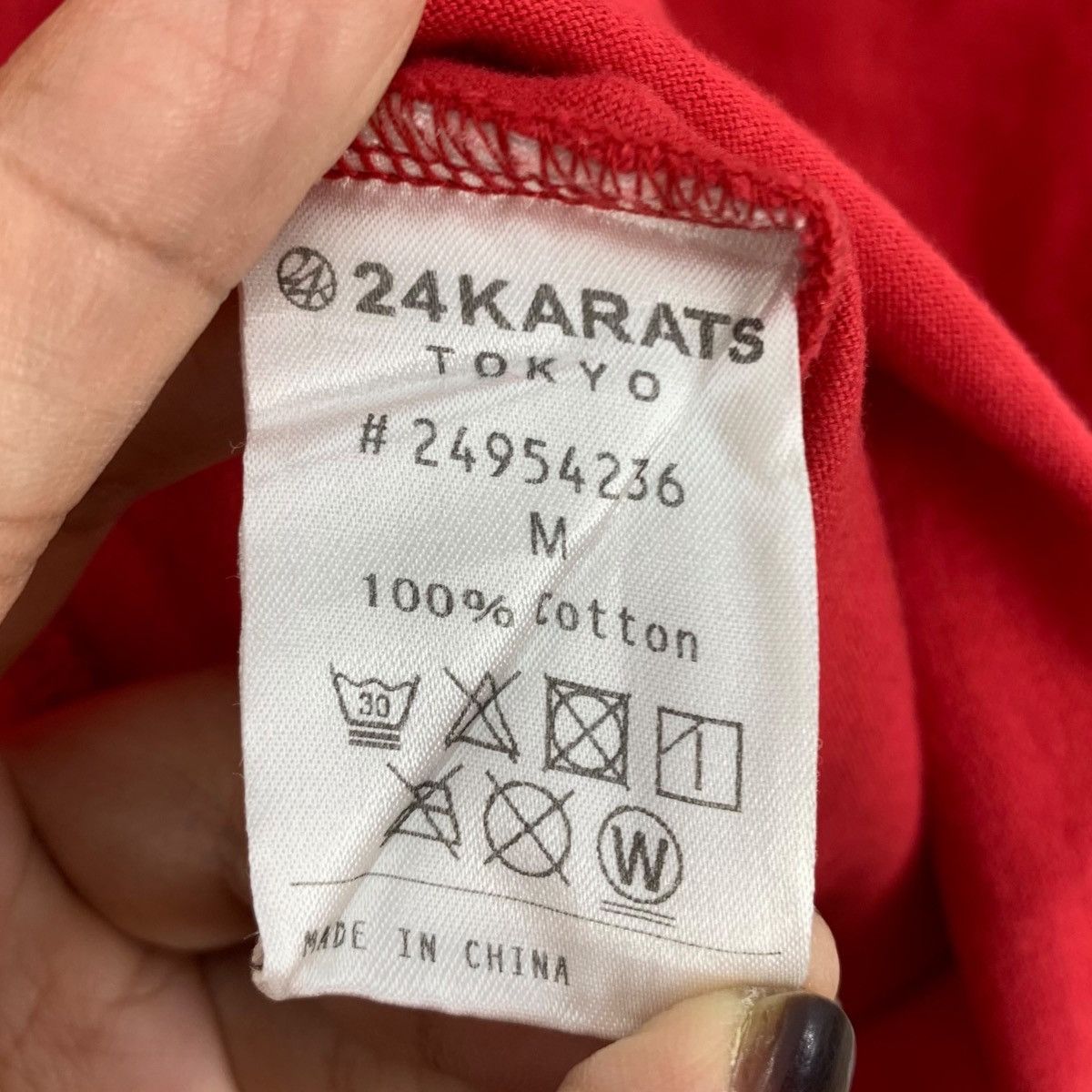 Vintage 24 KARATS TOKYO Streetwear Side Print Sleeve Tshirt Size US M / EU 48-50 / 2 - 5 Thumbnail