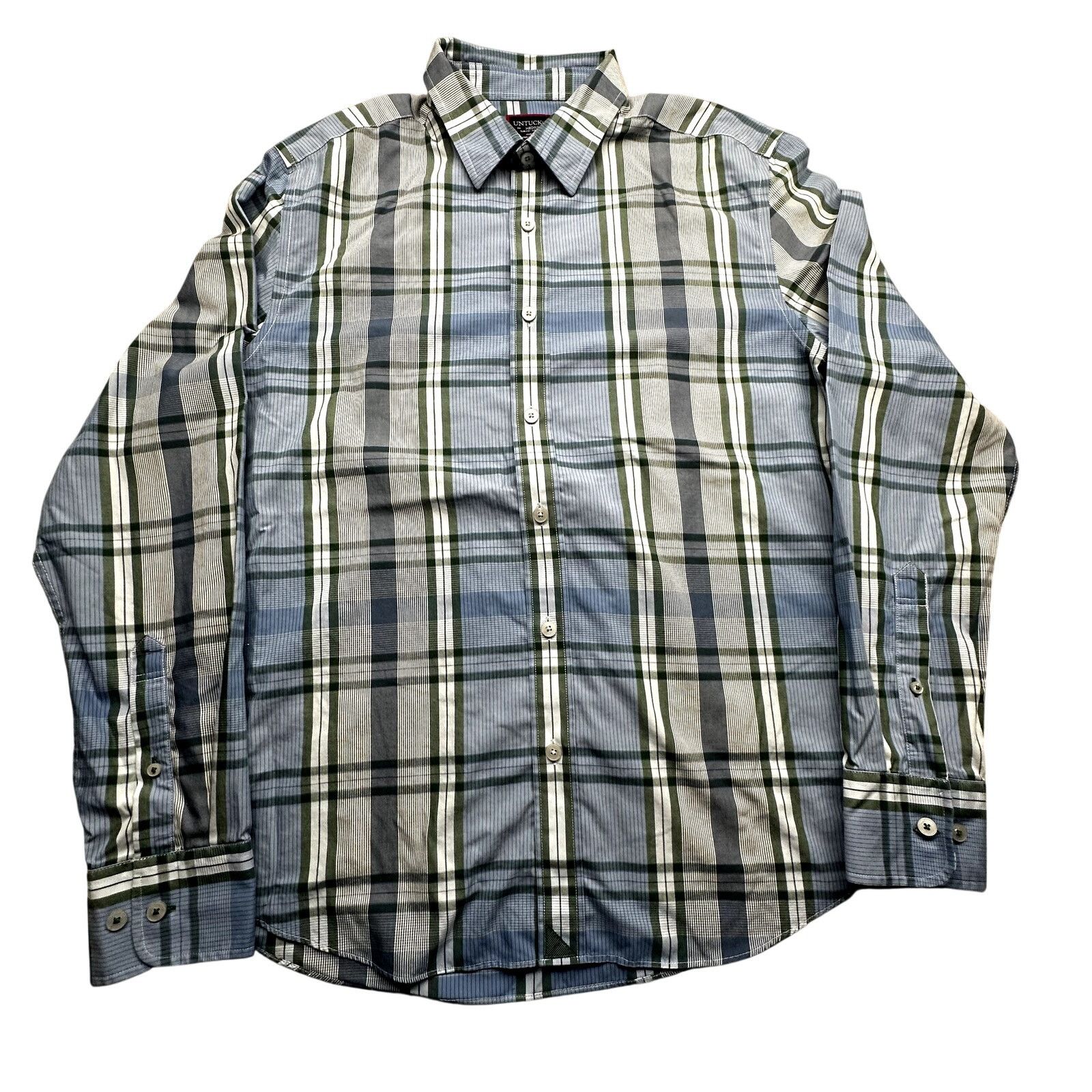 UNTUCKit UNTUCKit Malibran WF Slim Fit Plaid Button Up Shirt Mens M Size US M / EU 48-50 / 2 - 1 Thumbnail