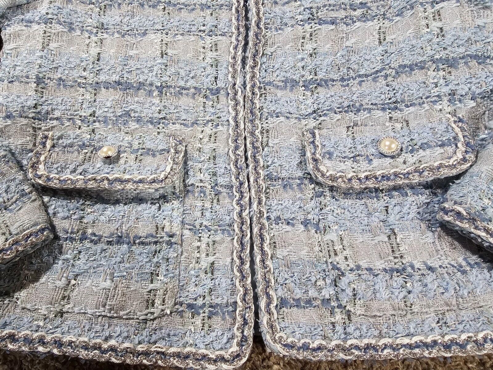 Designer ybnz blue blazer jacket Medium Size M / US 6-8 / IT 42-44 - 2 Thumbnail