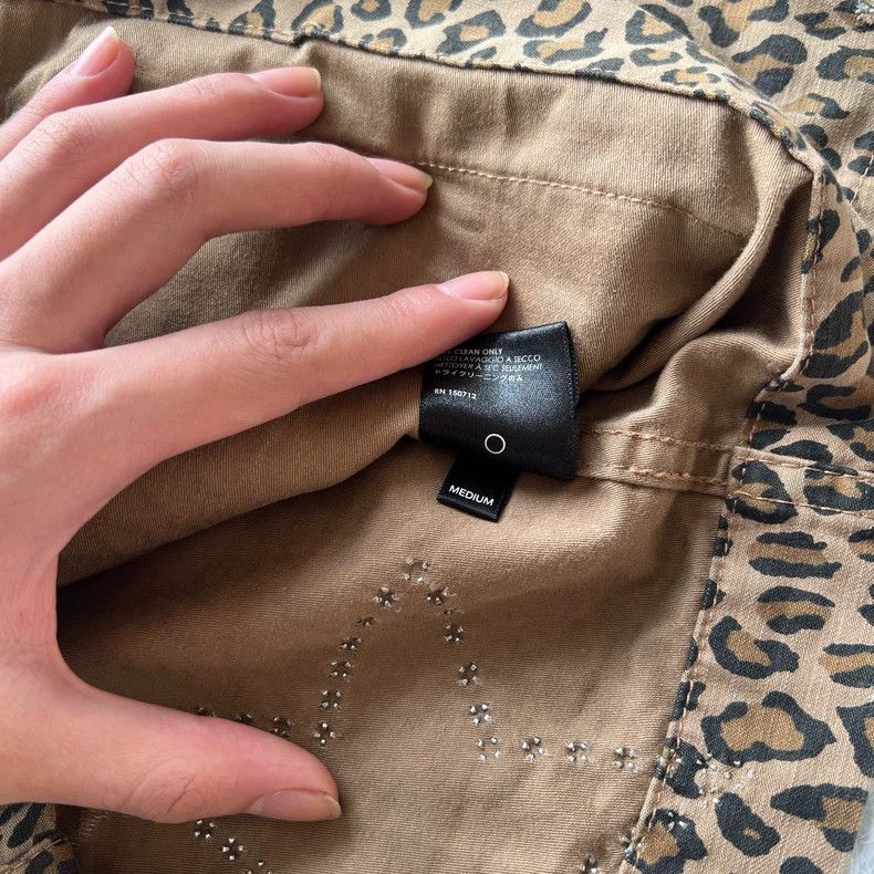Amiri Amiri 17ss leopard willow nail four-pocket star shirt 2501- Size US M / EU 48-50 / 2 - 8 Thumbnail