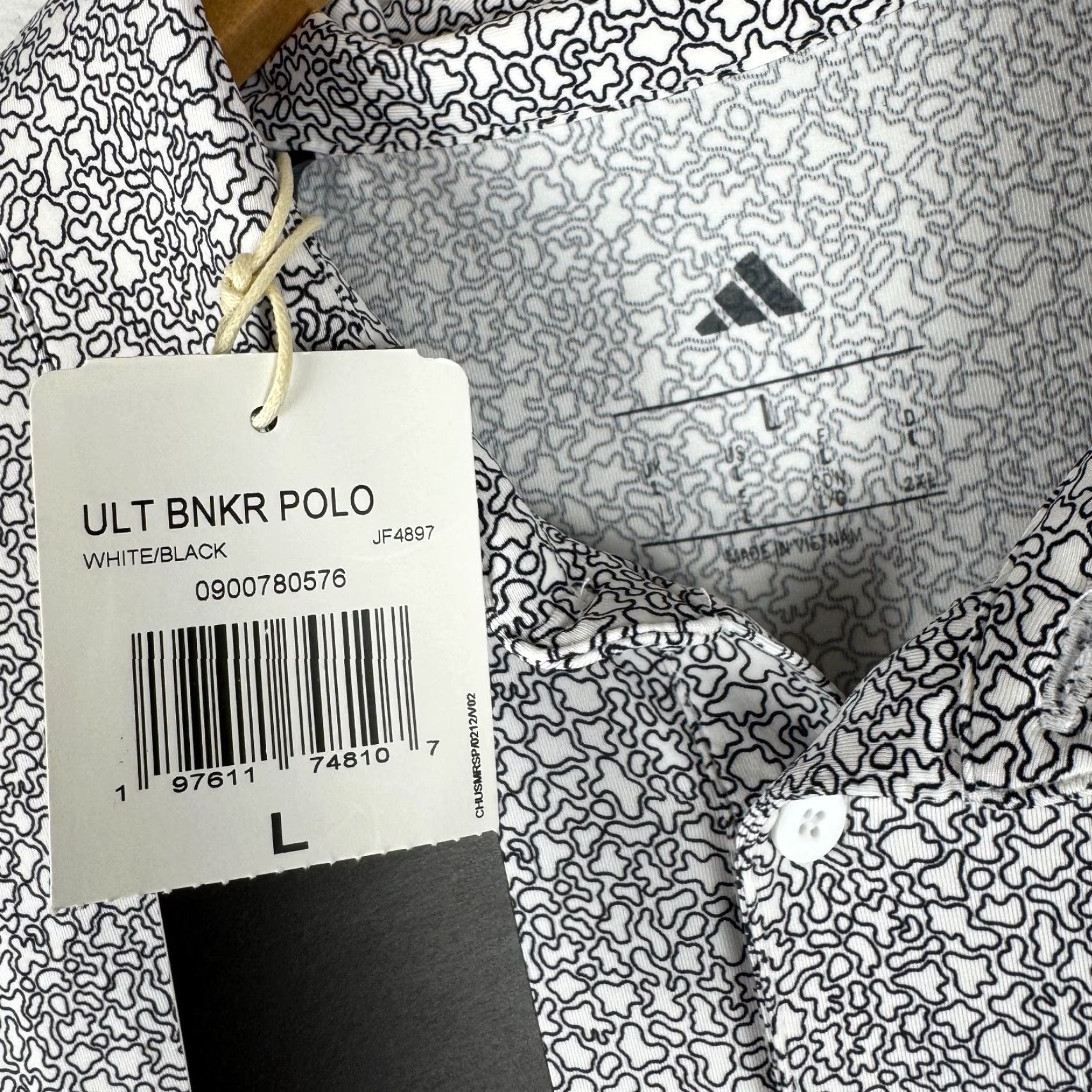 Adidas adidas Polo Shirt Mens L Short Sleeve Collared Button Breathable Golf AOP Logo Gray BNKR ULT Scottish Rite For Children Branded JF4897 Size US L / EU 52-54 / 3 - 4 Thumbnail