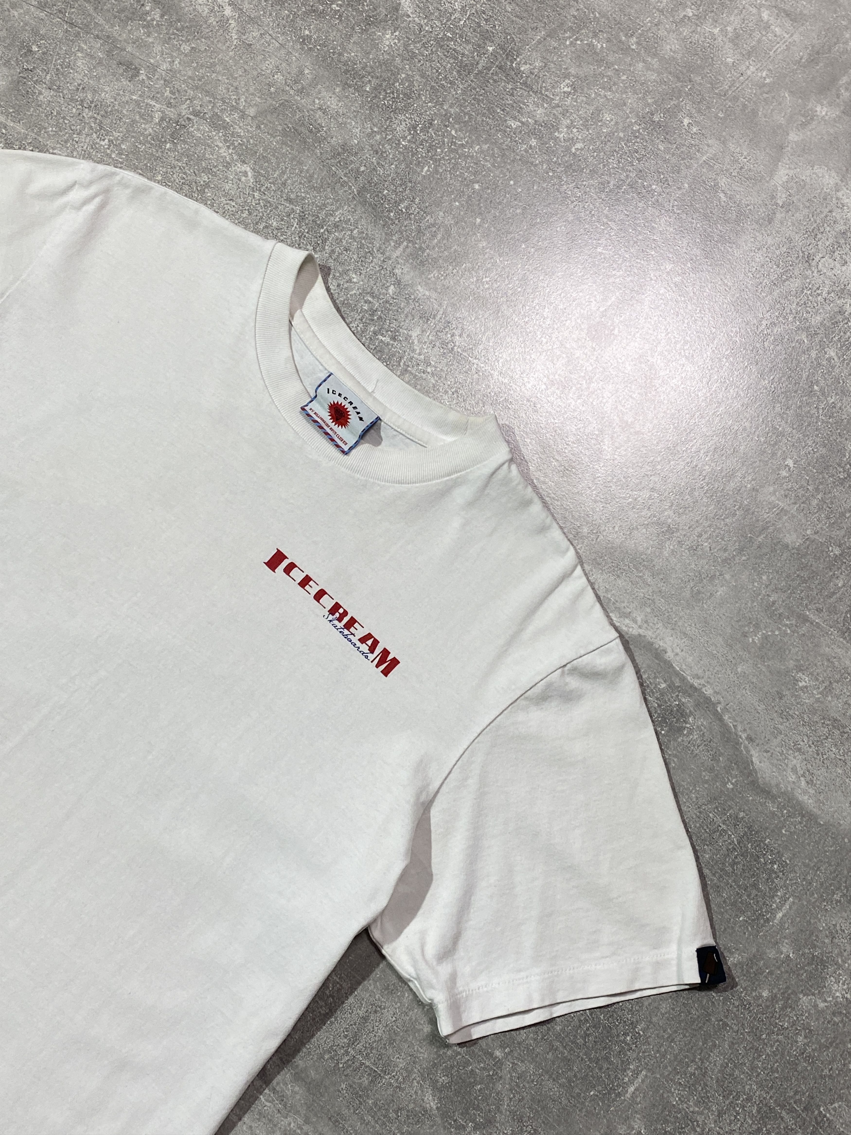 Icecream Vintage Y2K Ice Cream Girl Face Skateboarding T-shirt Size US S / EU 44-46 / 1 - 5 Thumbnail