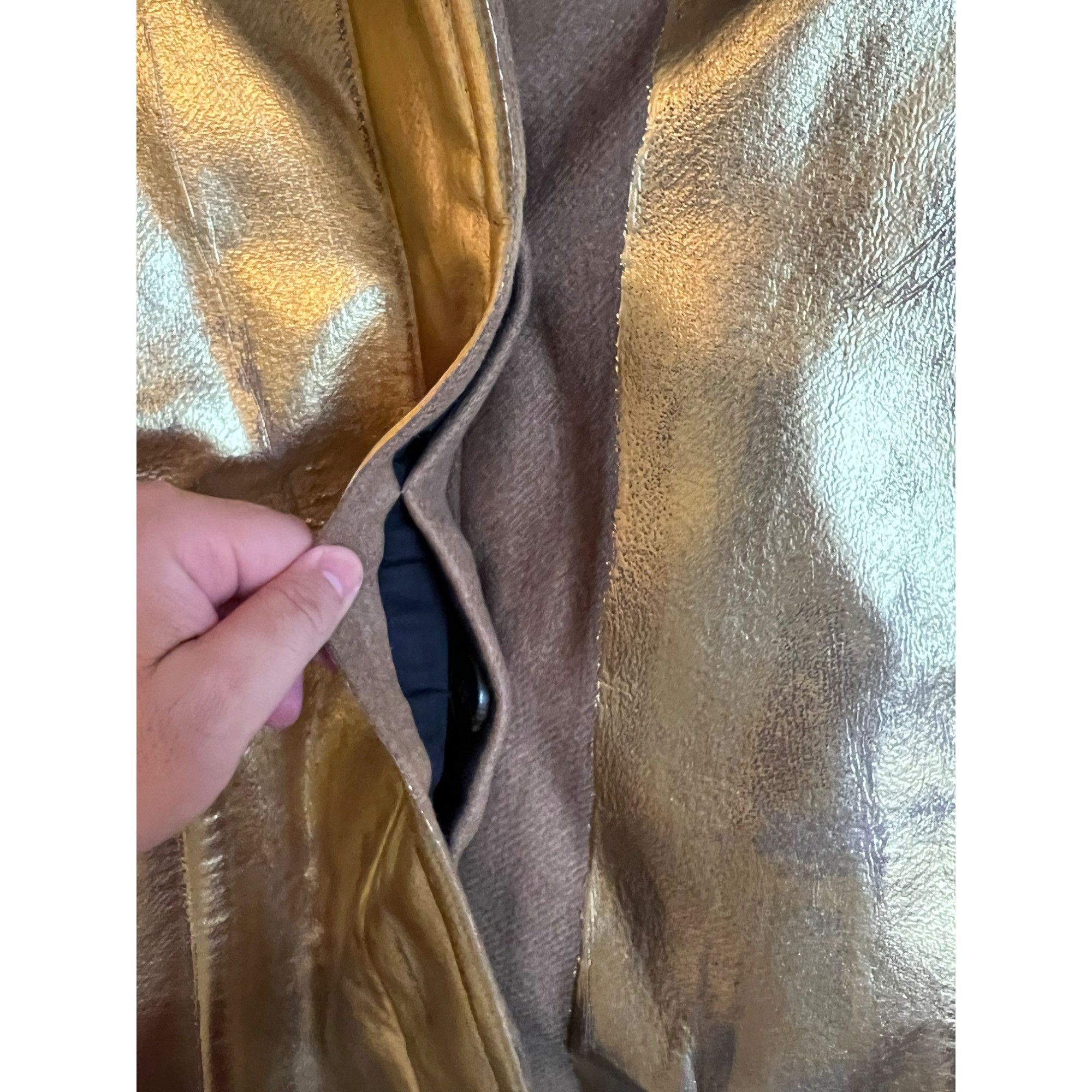 Dries Van Noten Dries Van Noten Belted Metalic Coated Wool Womens Jacket - S Size L / US 10 / IT 46 - 12 Thumbnail