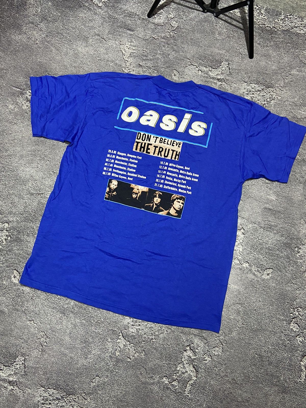 Band Tees × Tour Tee × Vintage Oasis don't believe the truth Band Tees × Tour Tee × Vintage Oasis don't believe the truth