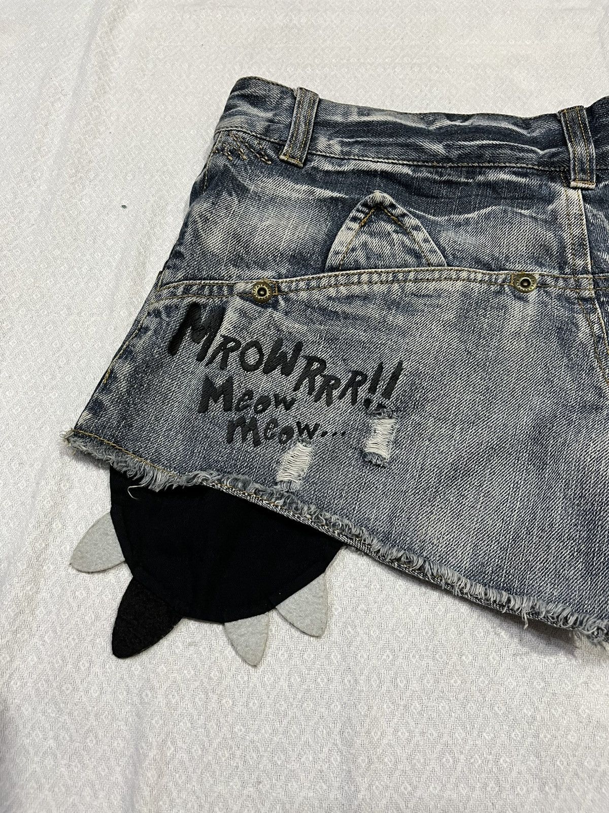 Japanese Brand Pink latte cat caracter pants Size 32" / US 10 / IT 46 - 5 Thumbnail