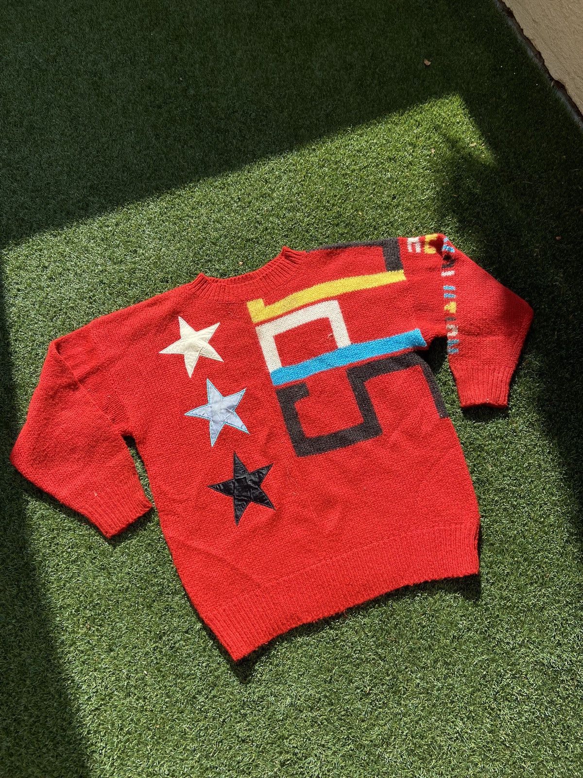 Vintage VTG 80’s Revolution Tokyo Mens Red Sweater Size US XXL / EU 58 / 5 - 2 Thumbnail
