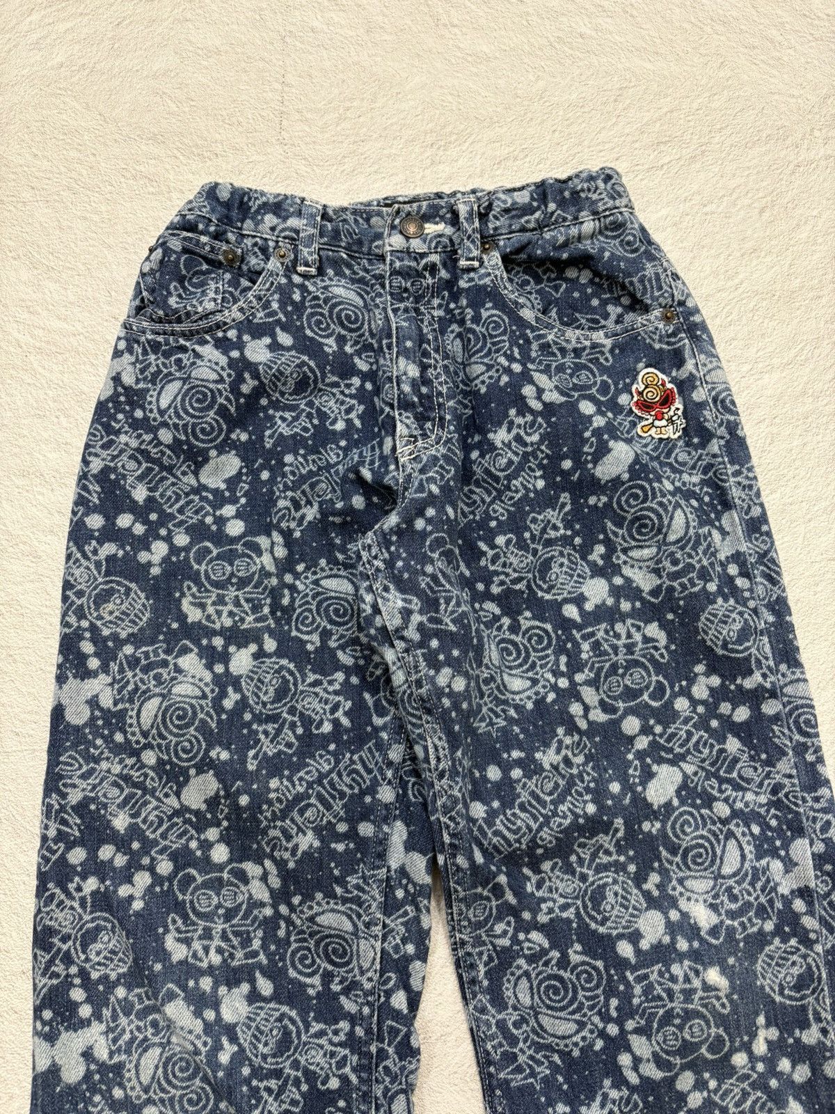 Hysteric Glamour Hysteric glamour fullpirnt logo pants y2k style Size 25" / US 0 / IT 36 - 2 Thumbnail